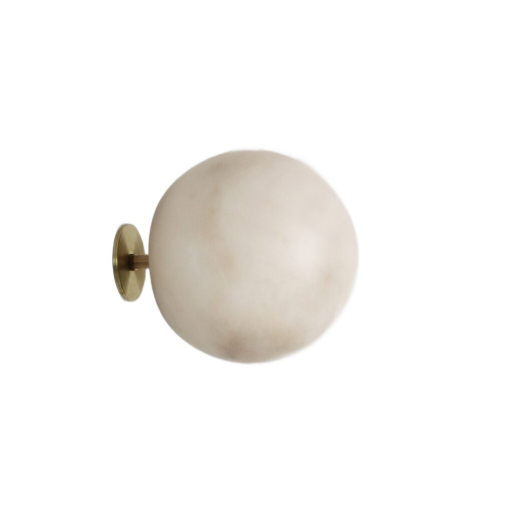 Planette Wall 18 Alabaster Wall Light by Contain 1