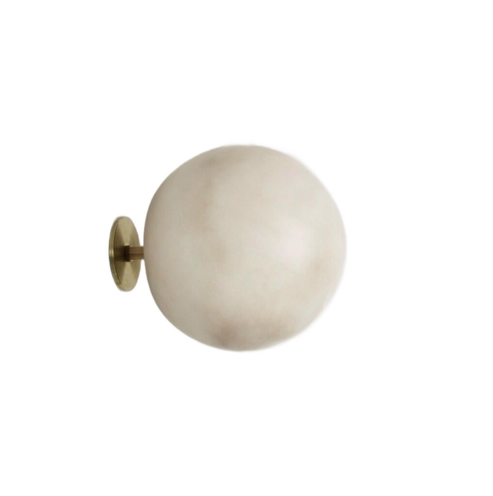 Planette Wall 18 Alabaster Wall Light by Contain 1