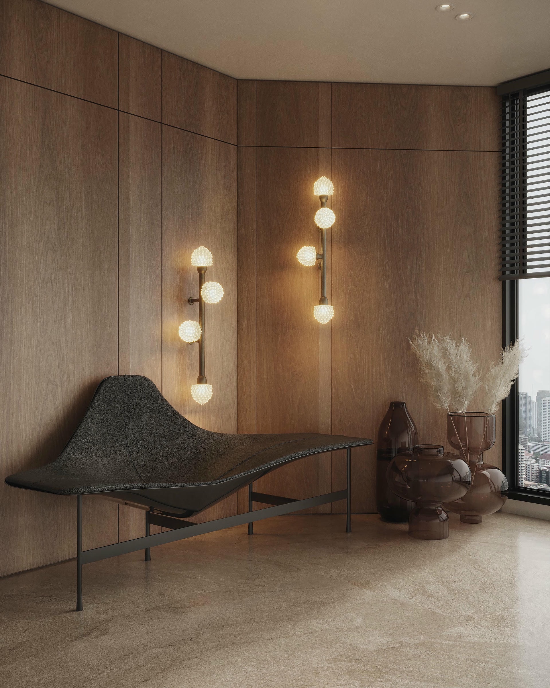Quartz Pendant Light III by Aver 13