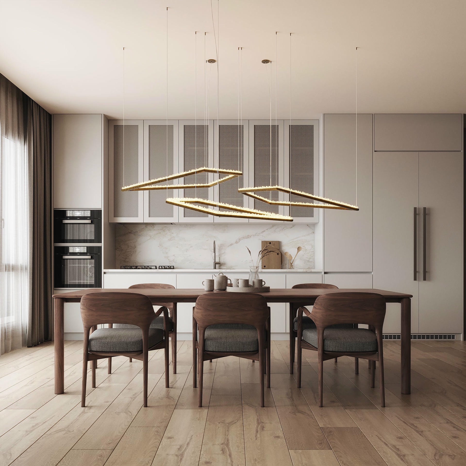 Quartz Pendant Light III by Aver 14
