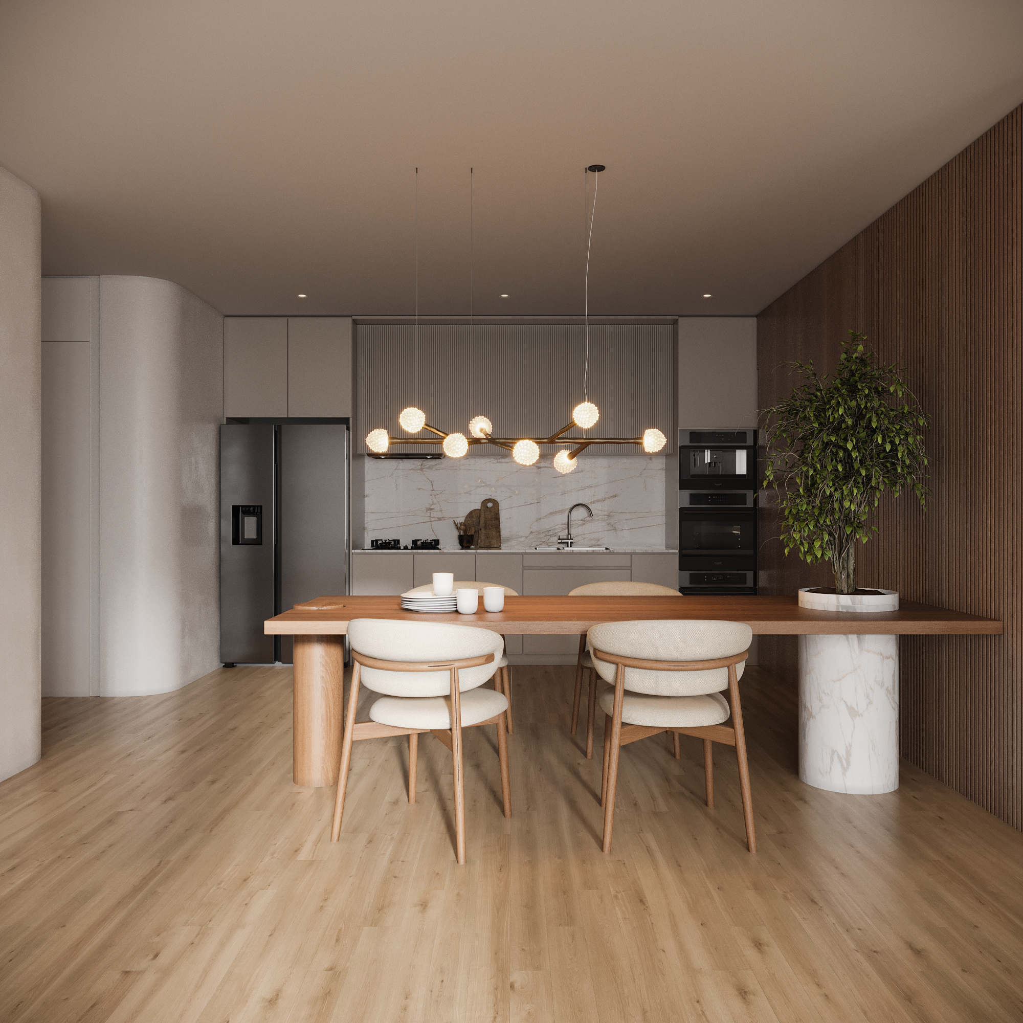 Quartz Pendant Light III by Aver 14