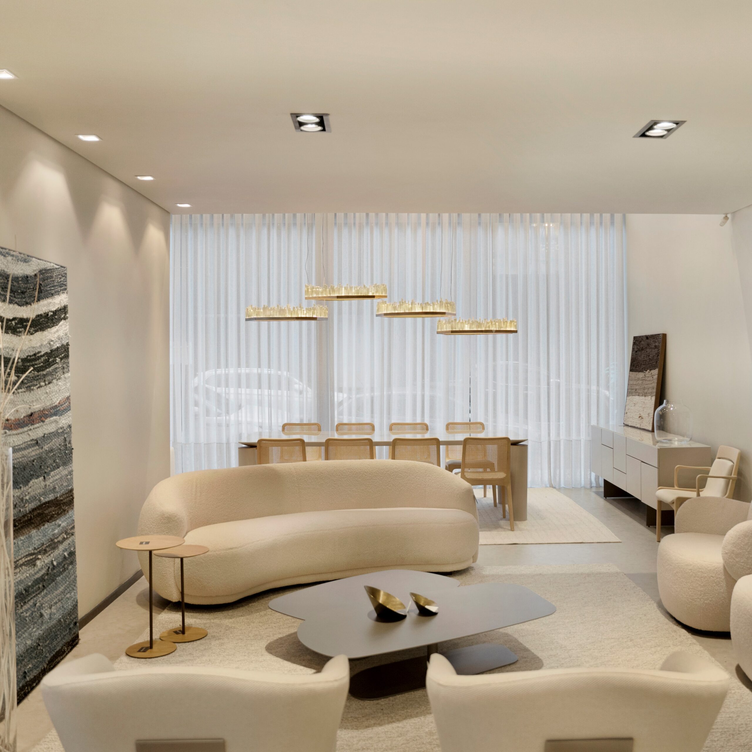 Quartz Pendant Light III by Aver 16