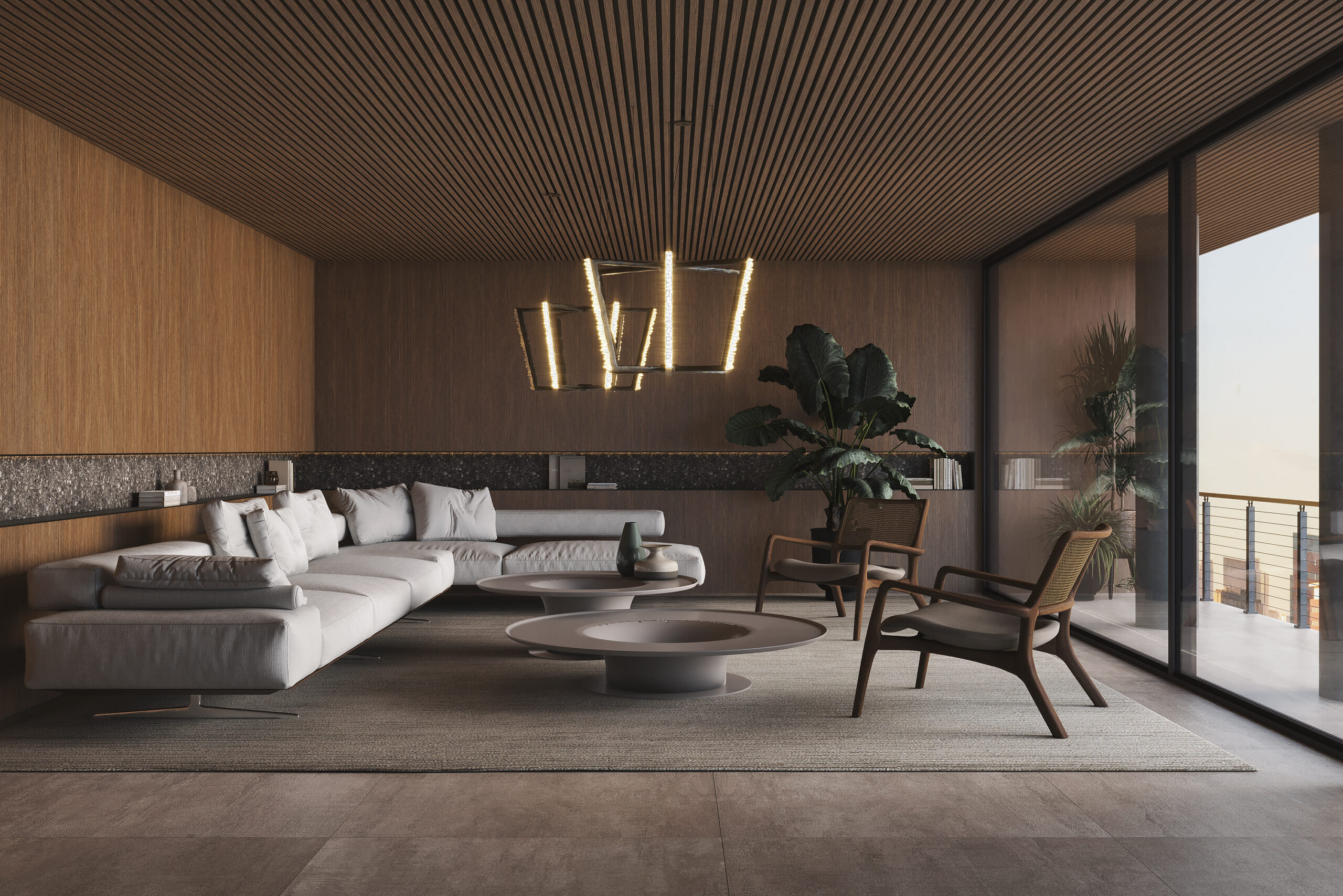 Quartz Pendant Light III by Aver 18