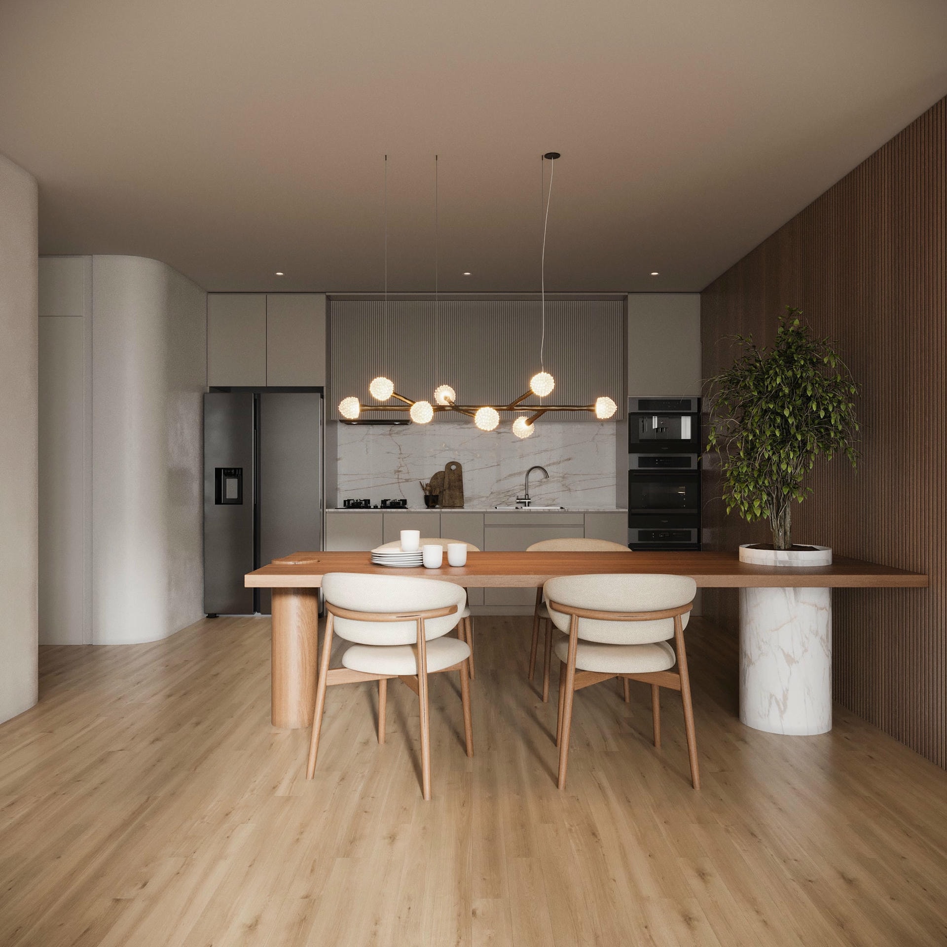 Quartz Pendant Light III by Aver 8