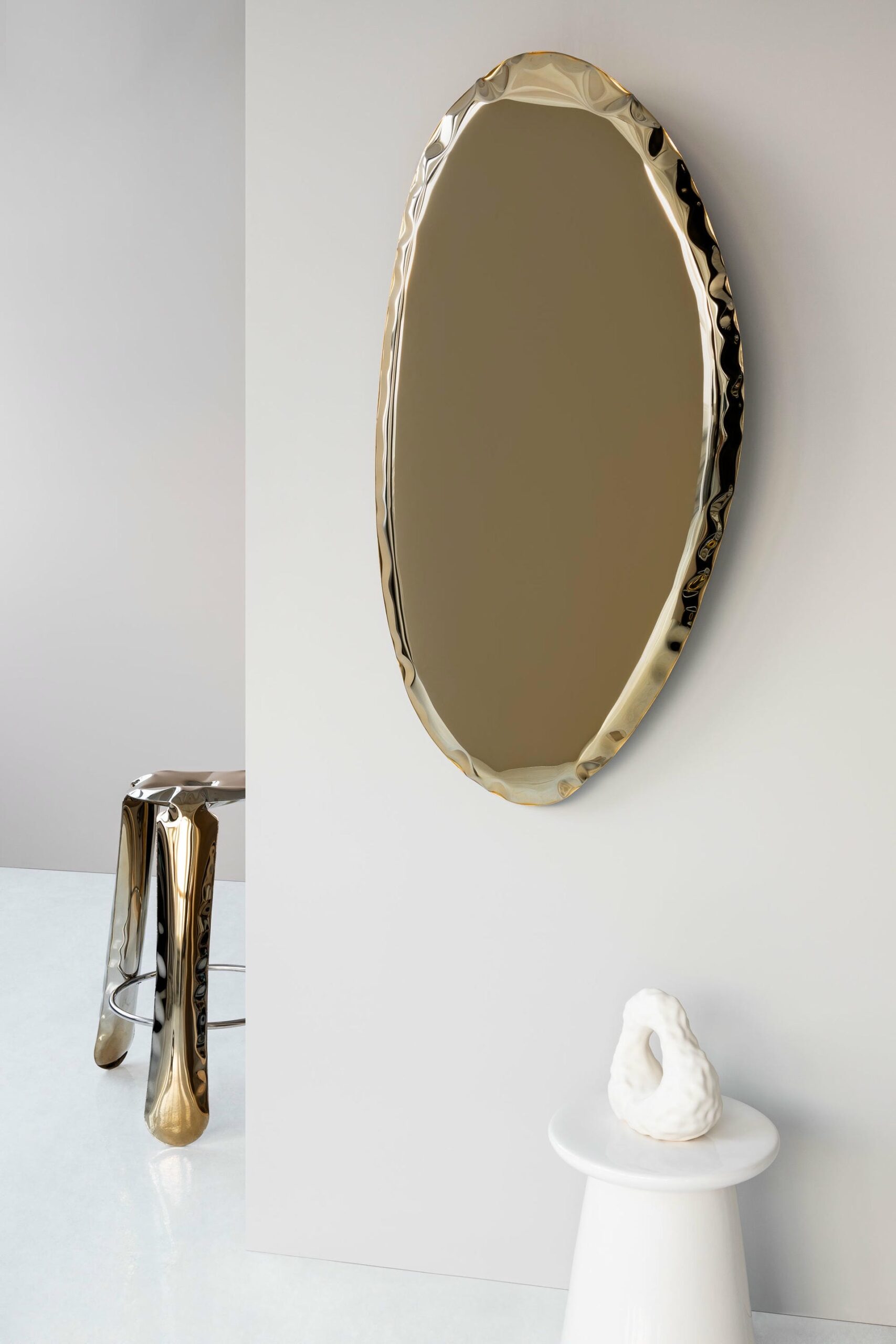 Rose Gold Tafla O6 Wall Mirror by Zieta 8