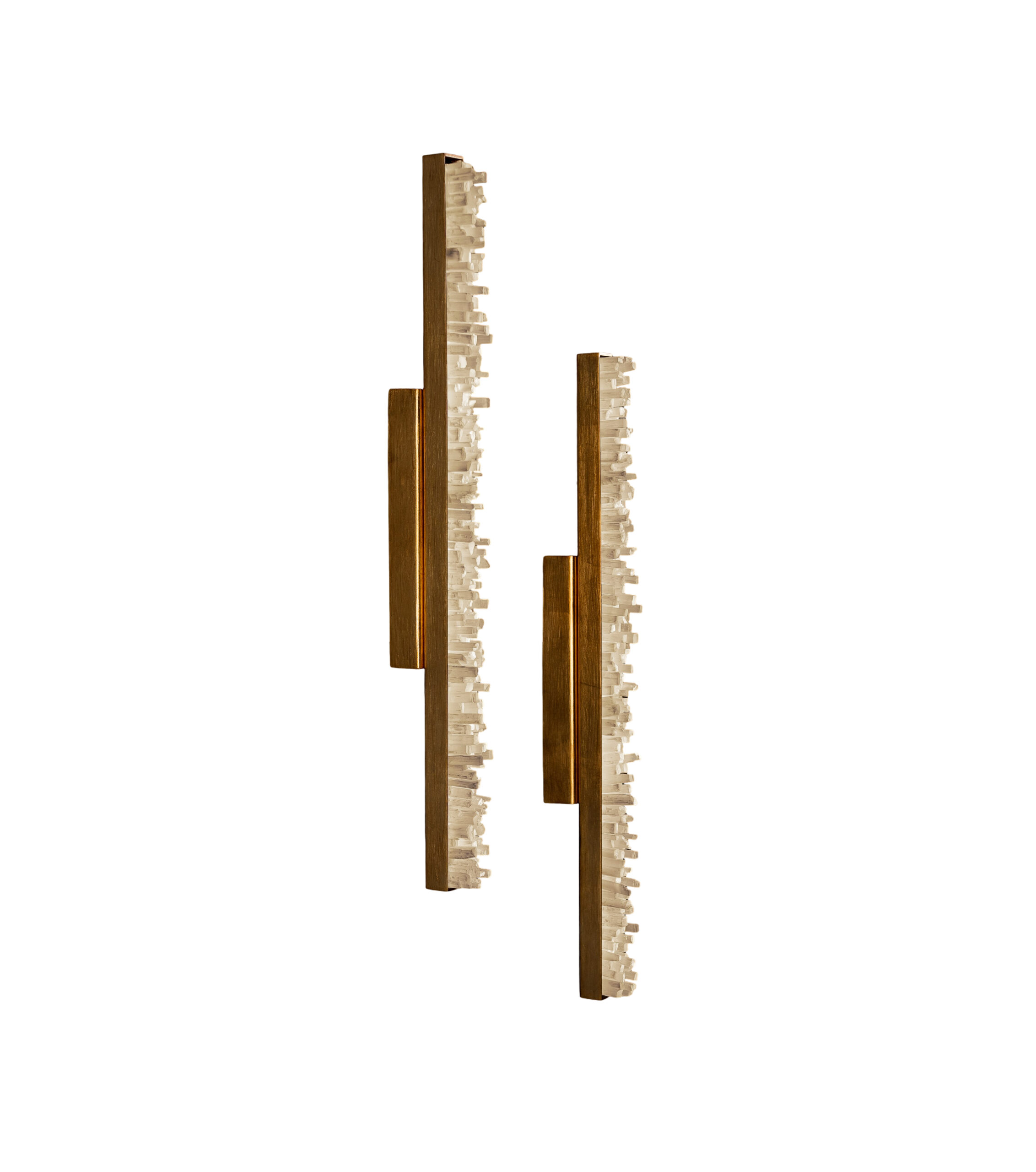 Set of 2 Natural Stone Wall Light 70 by Aver 1