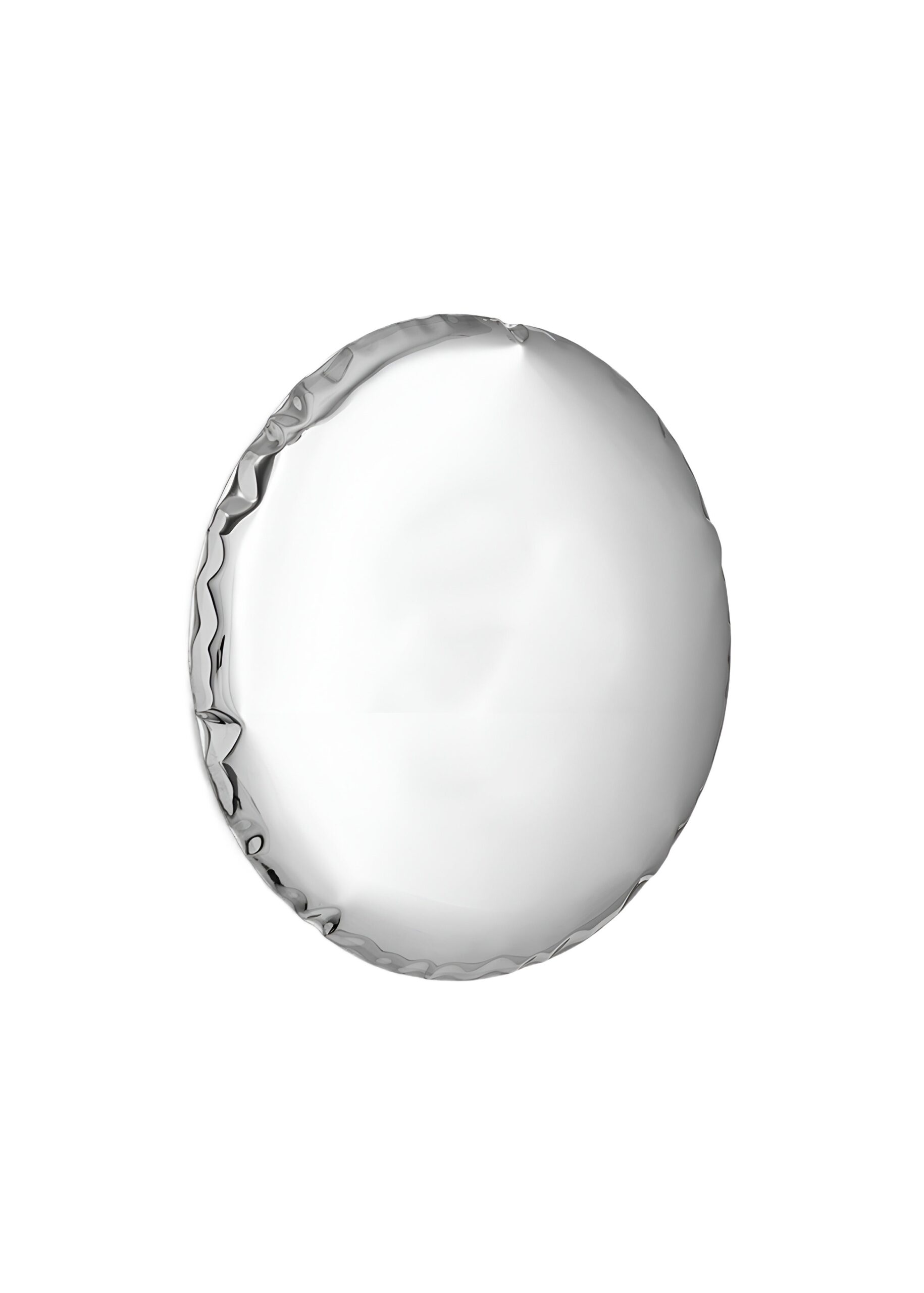 Stainless Steel Oko 62 Sculptural Wall Mirror by Zieta 1