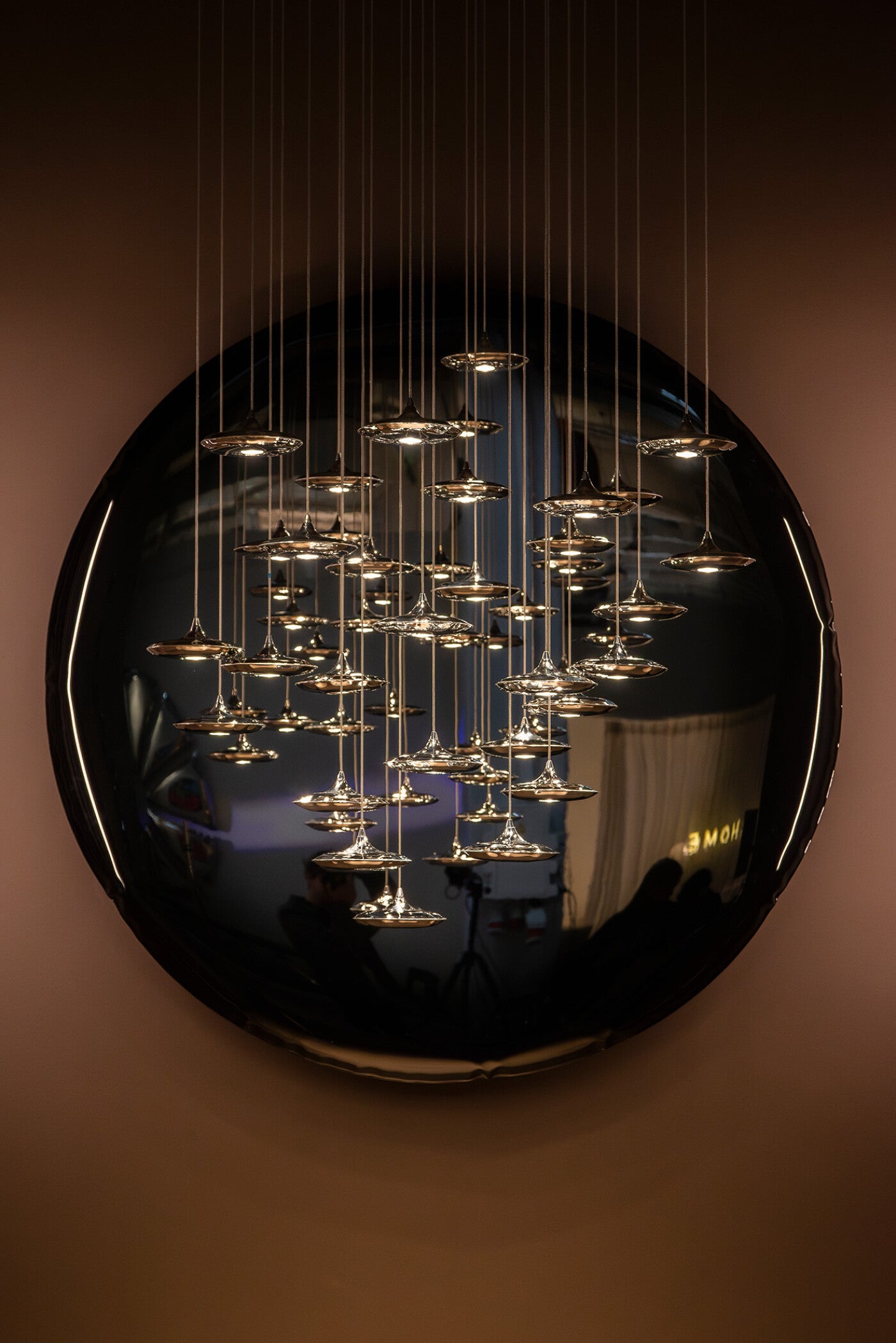 Stainless Steel Oko 62 Sculptural Wall Mirror by Zieta 11