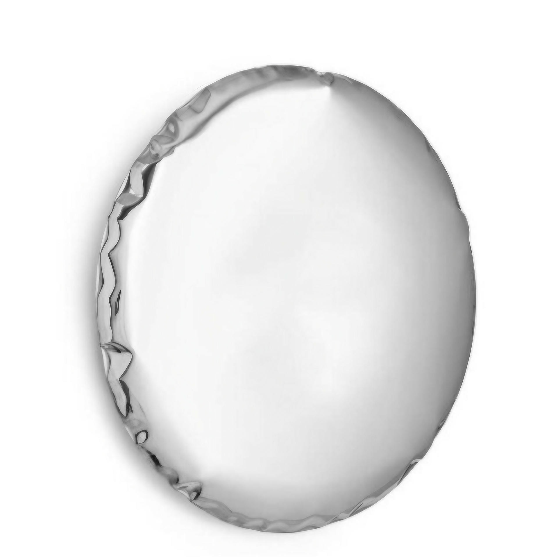 Stainless Steel Oko 62 Sculptural Wall Mirror by Zieta 2