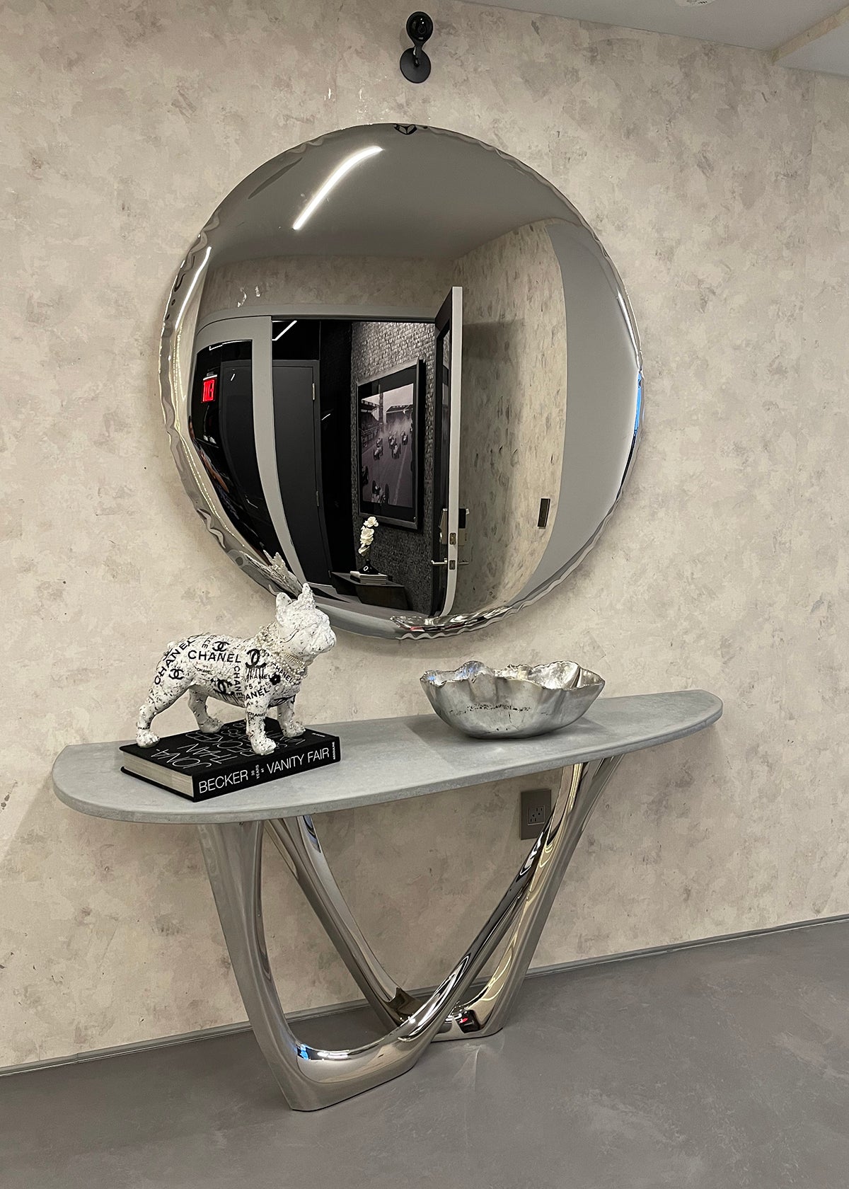 Stainless Steel Oko 62 Sculptural Wall Mirror by Zieta 5