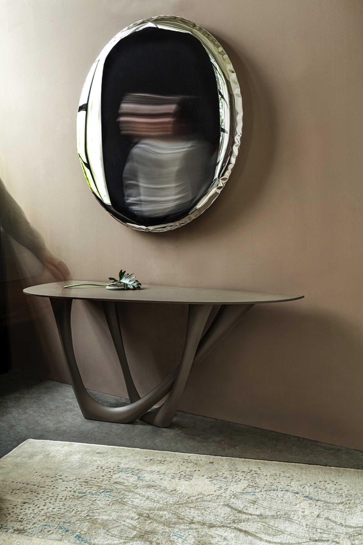 Stainless Steel Oko 62 Sculptural Wall Mirror by Zieta 8