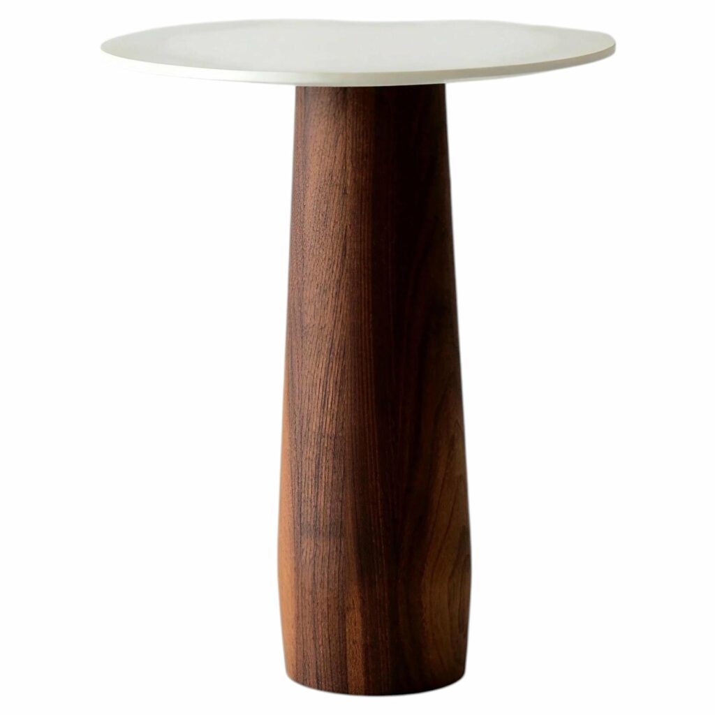 Walnut Small Bedford Side Table by Hollis Morris 1