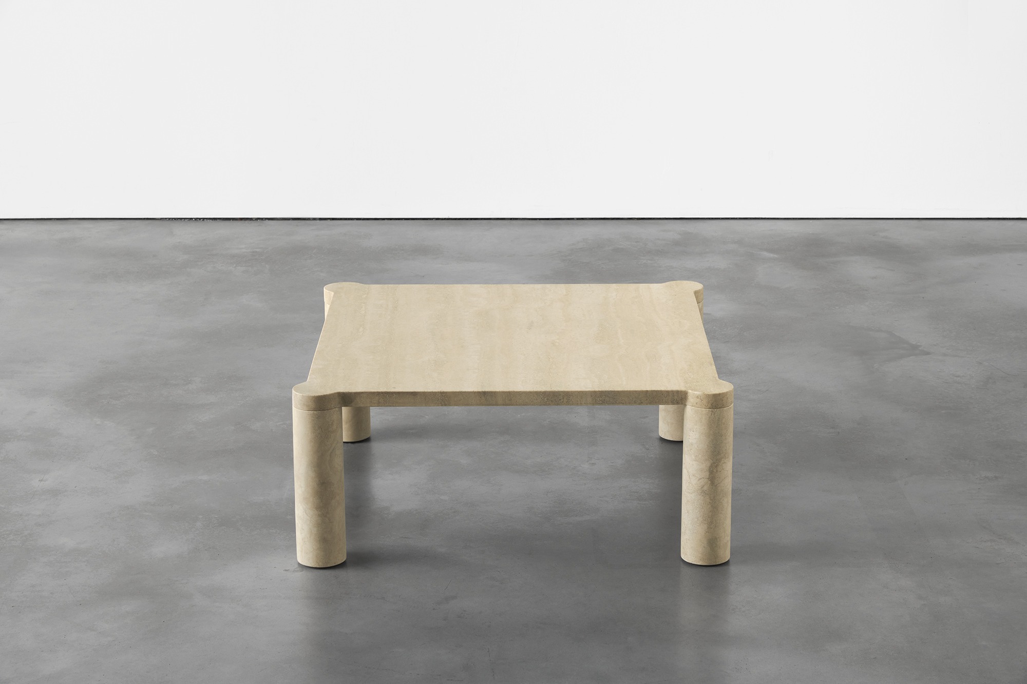 Alessio Travertine Coffee Table by Agglomerati 2