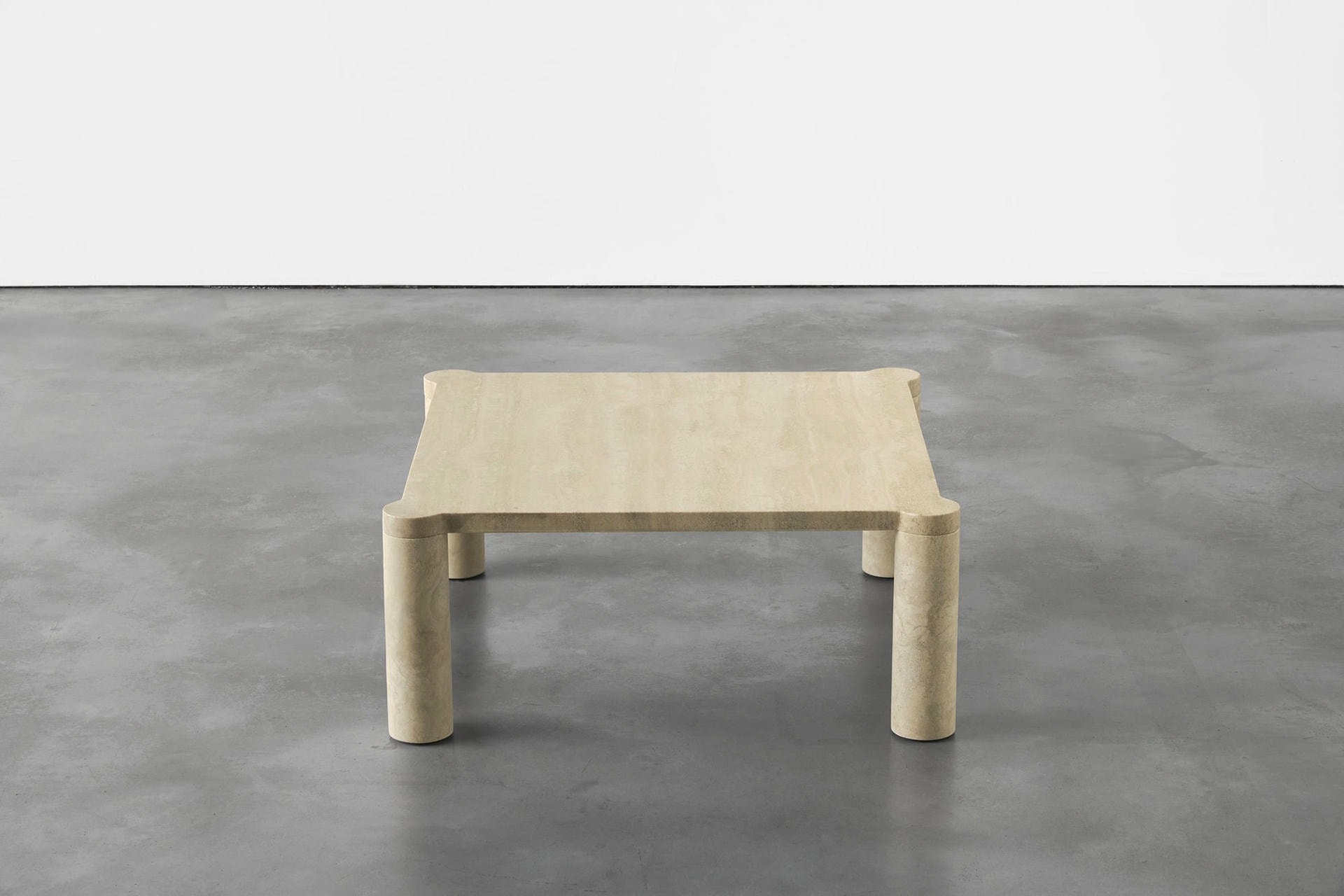 Alessio Travertine Coffee Table by Agglomerati 2