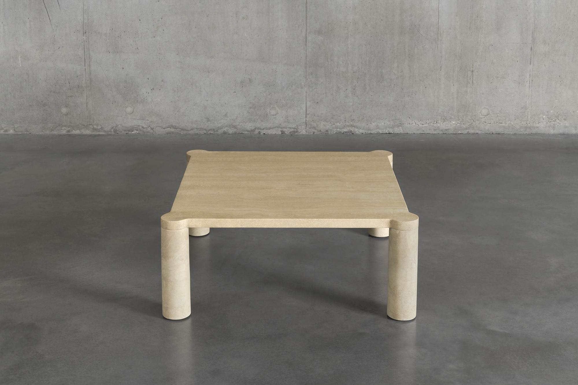 Alessio Travertine Coffee Table by Agglomerati 3