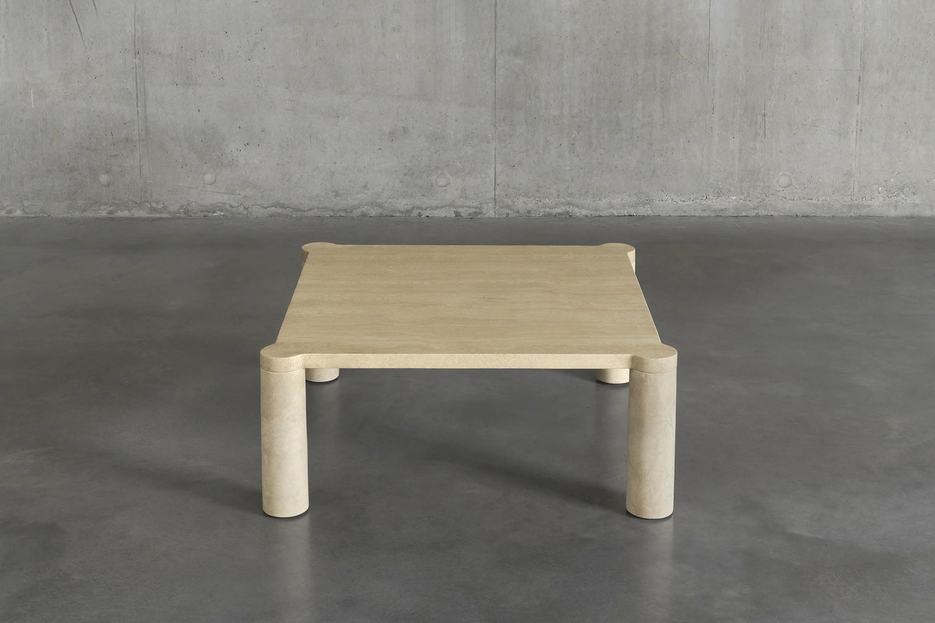 Alessio Travertine Coffee Table by Agglomerati 3