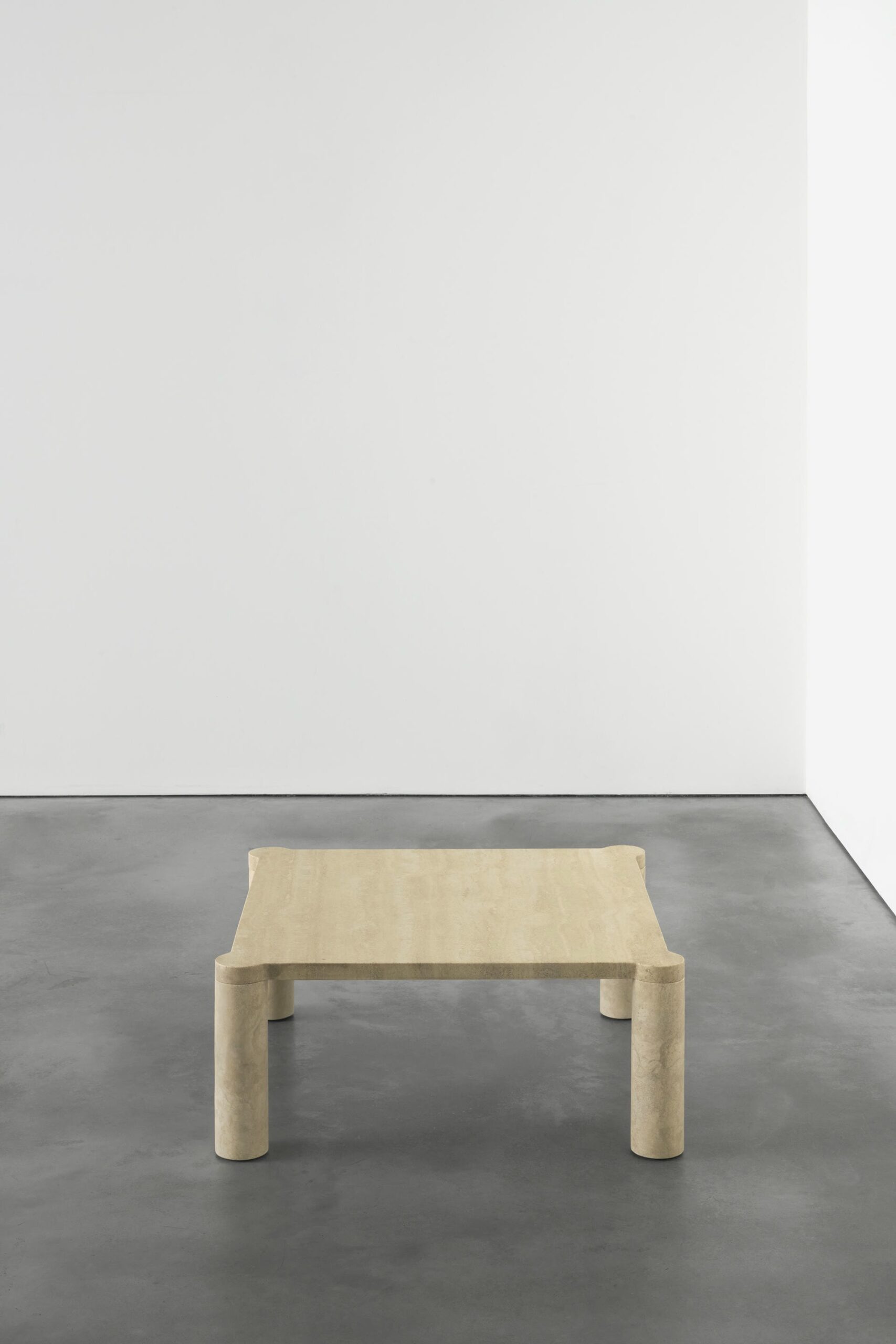 Alessio Travertine Coffee Table by Agglomerati 5