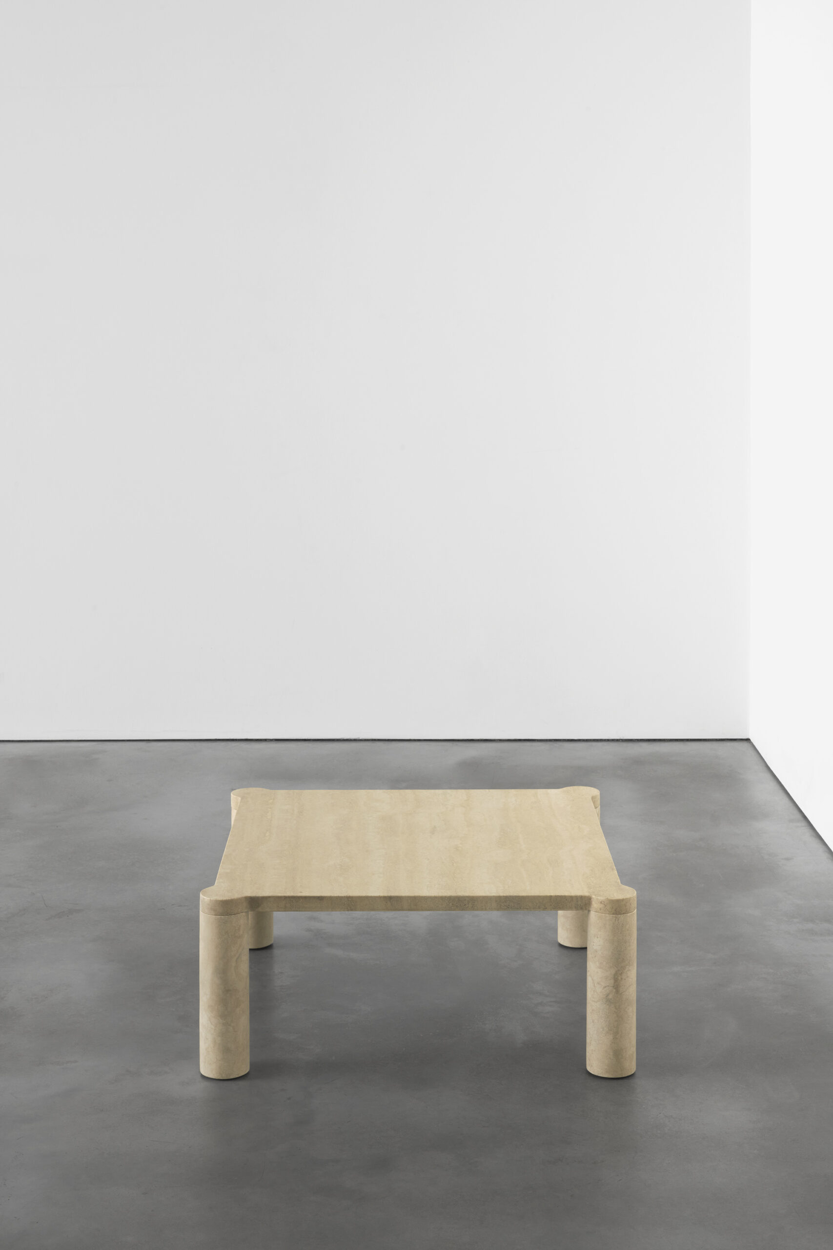 Alessio Travertine Coffee Table by Agglomerati 5
