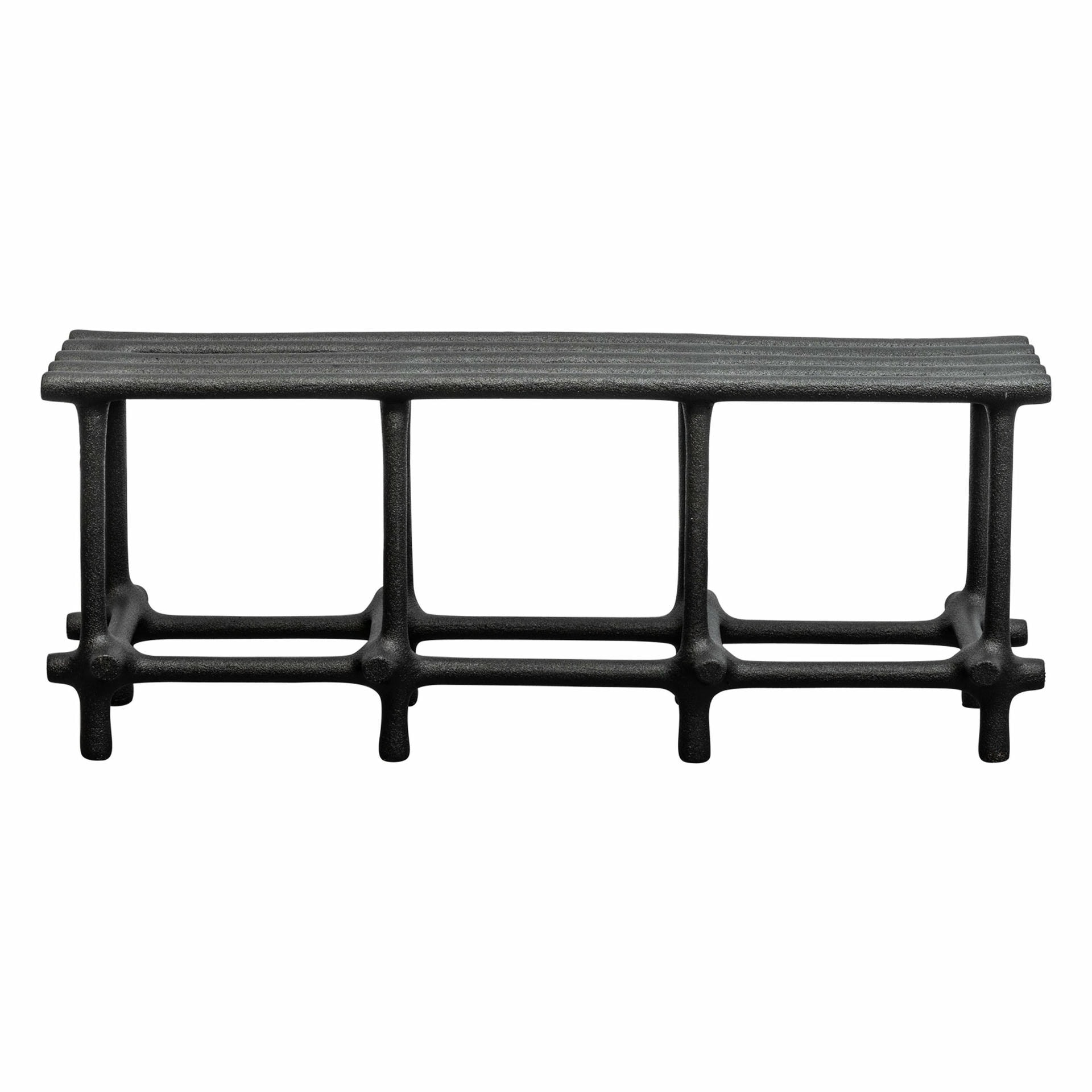 Basic Limited Edition Sculptural Nylon and Sand Bench by Hot Wire Extensions 1