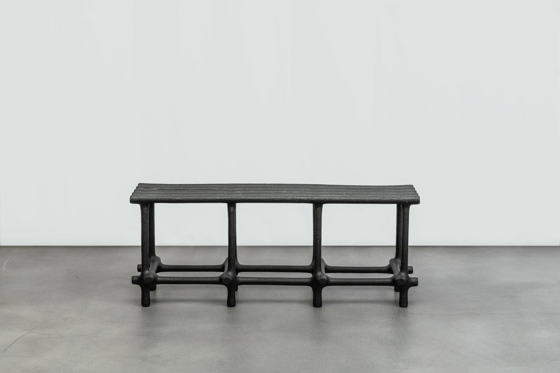 Basic Limited Edition Sculptural Nylon and Sand Bench by Hot Wire Extensions 3