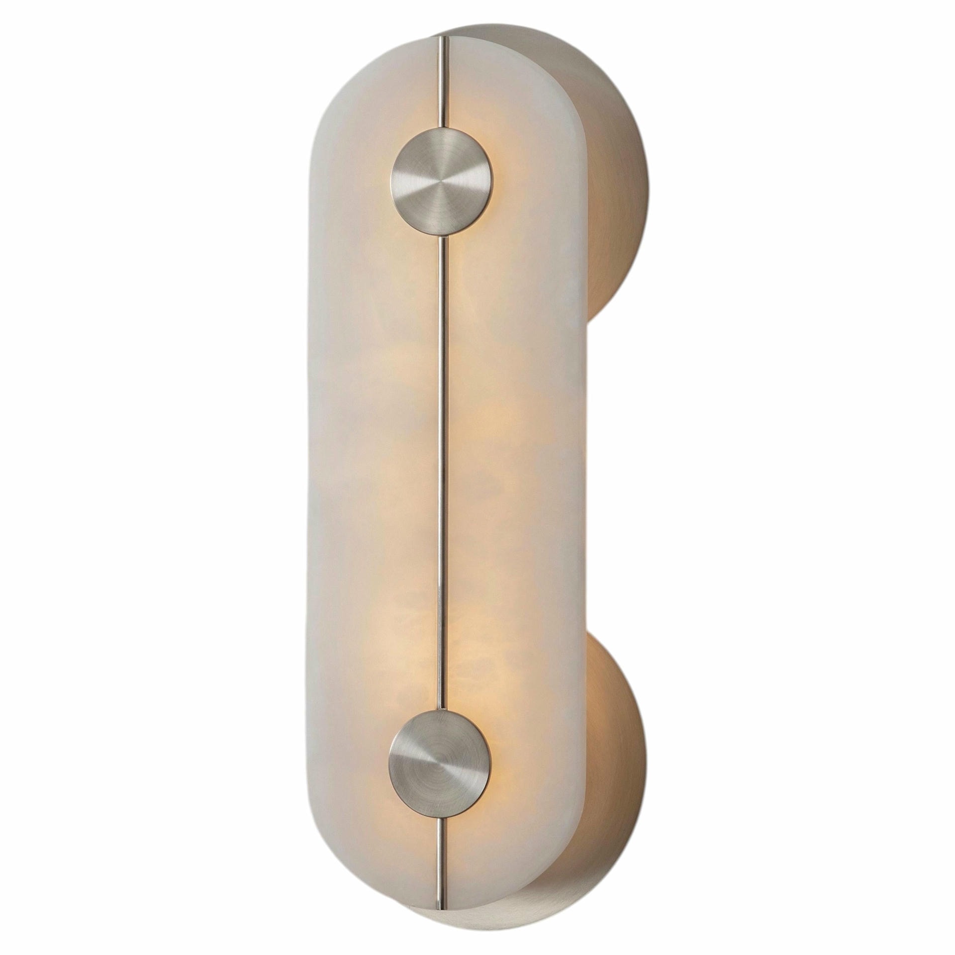 Brace Wall Light Nickel Large by Bert Frank 1