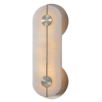 Brace Wall Light Nickel Large by Bert Frank
