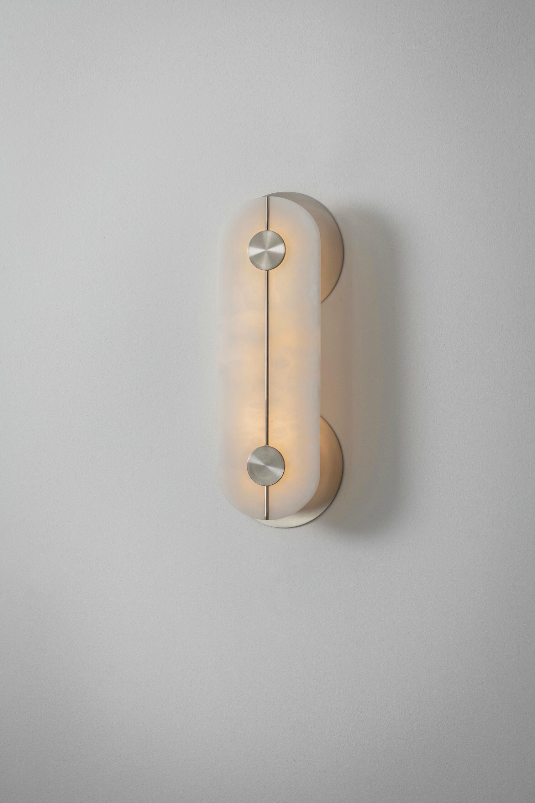 Brace Wall Light Nickel Large by Bert Frank 2