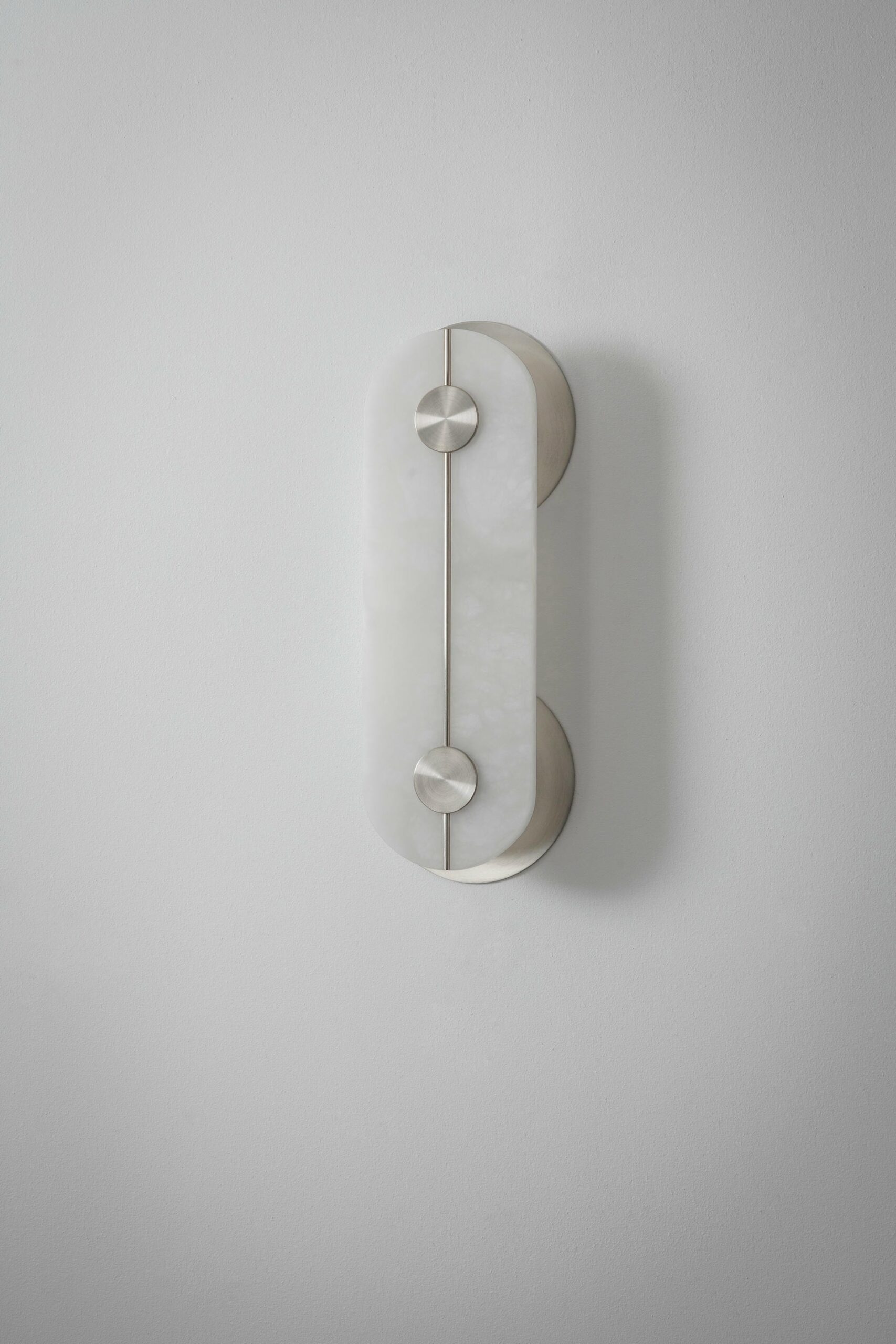 Brace Wall Light Nickel Large by Bert Frank 3