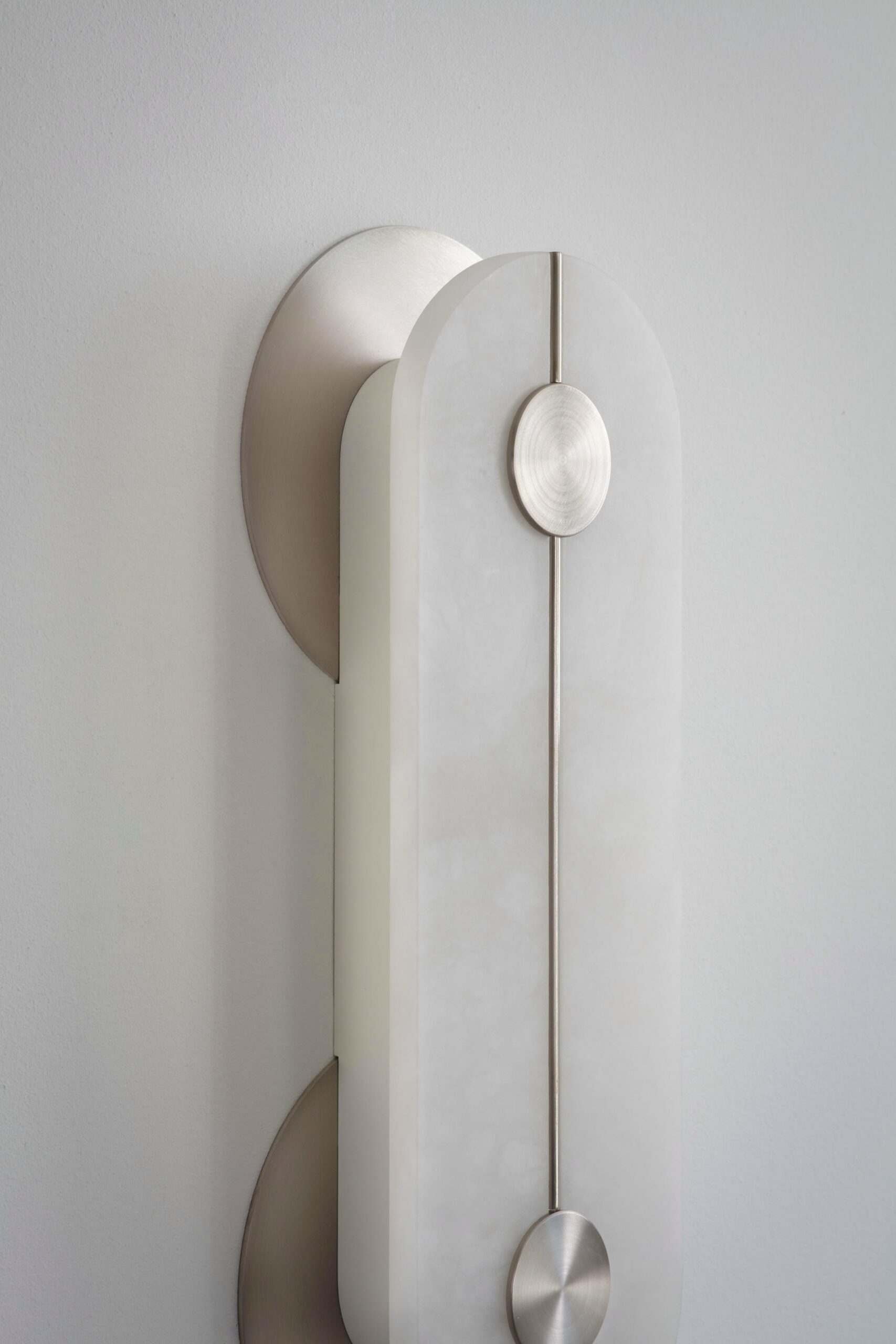 Brace Wall Light Nickel Large by Bert Frank 5