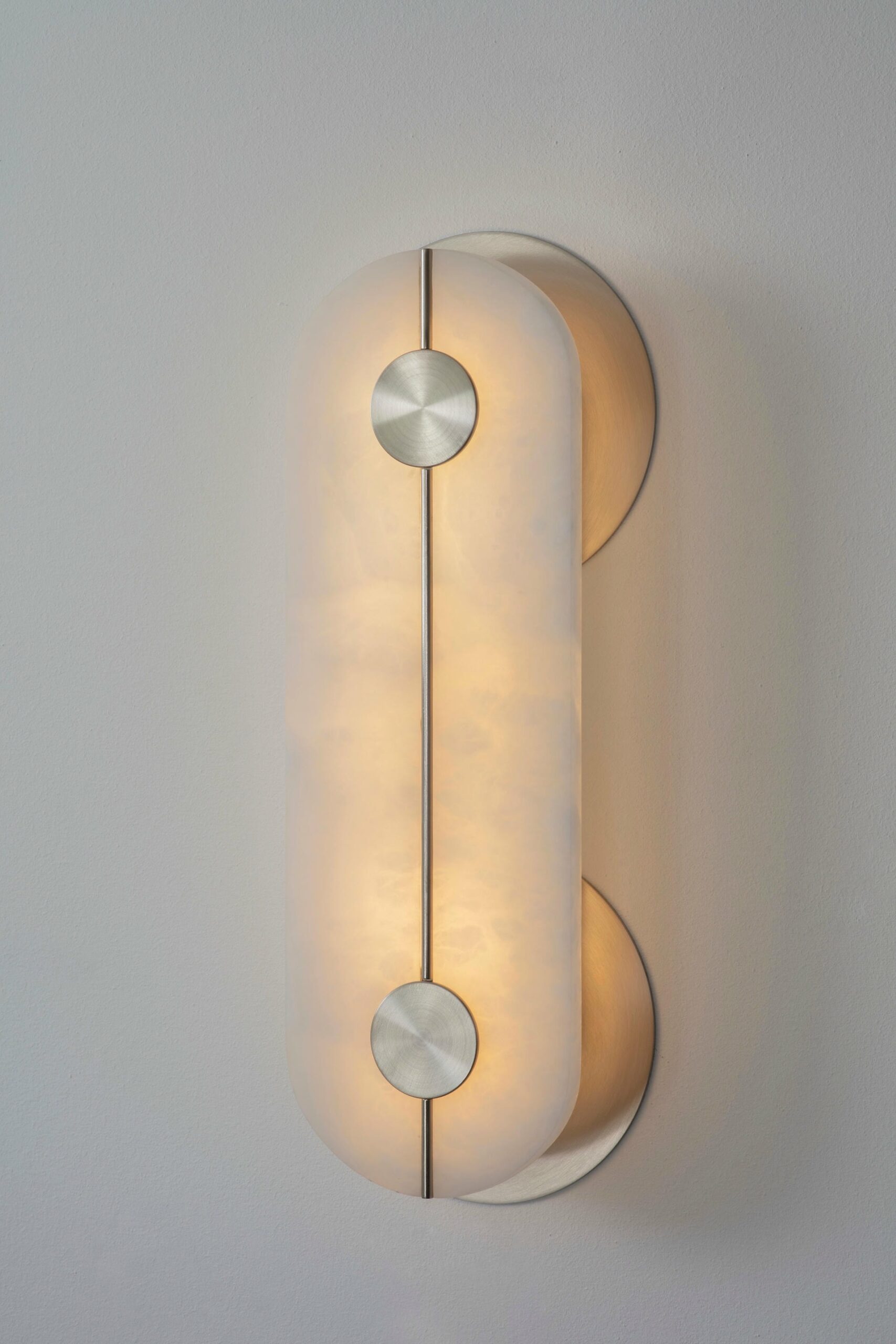 Brace Wall Light Nickel Large by Bert Frank 7