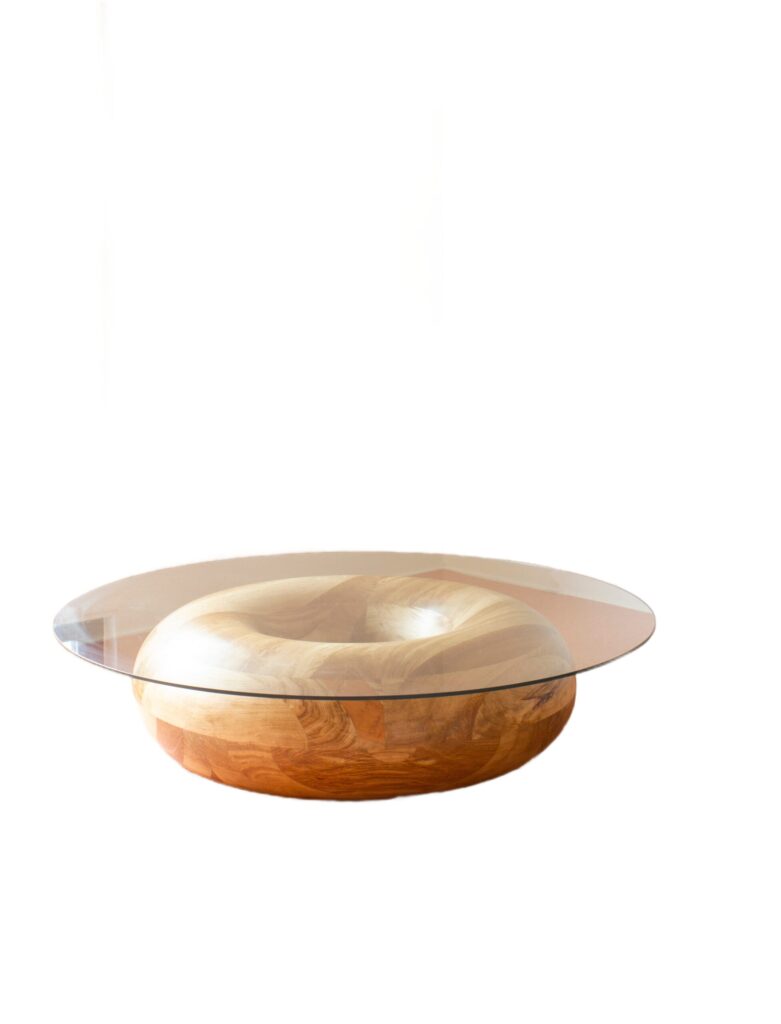 Caramel Donut Coffee Table by Soft Geometry 1