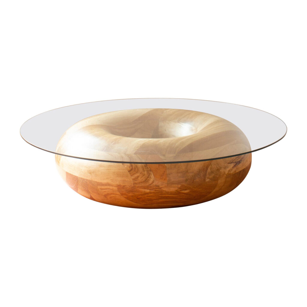 Caramel Donut Coffee Table by Soft Geometry 1