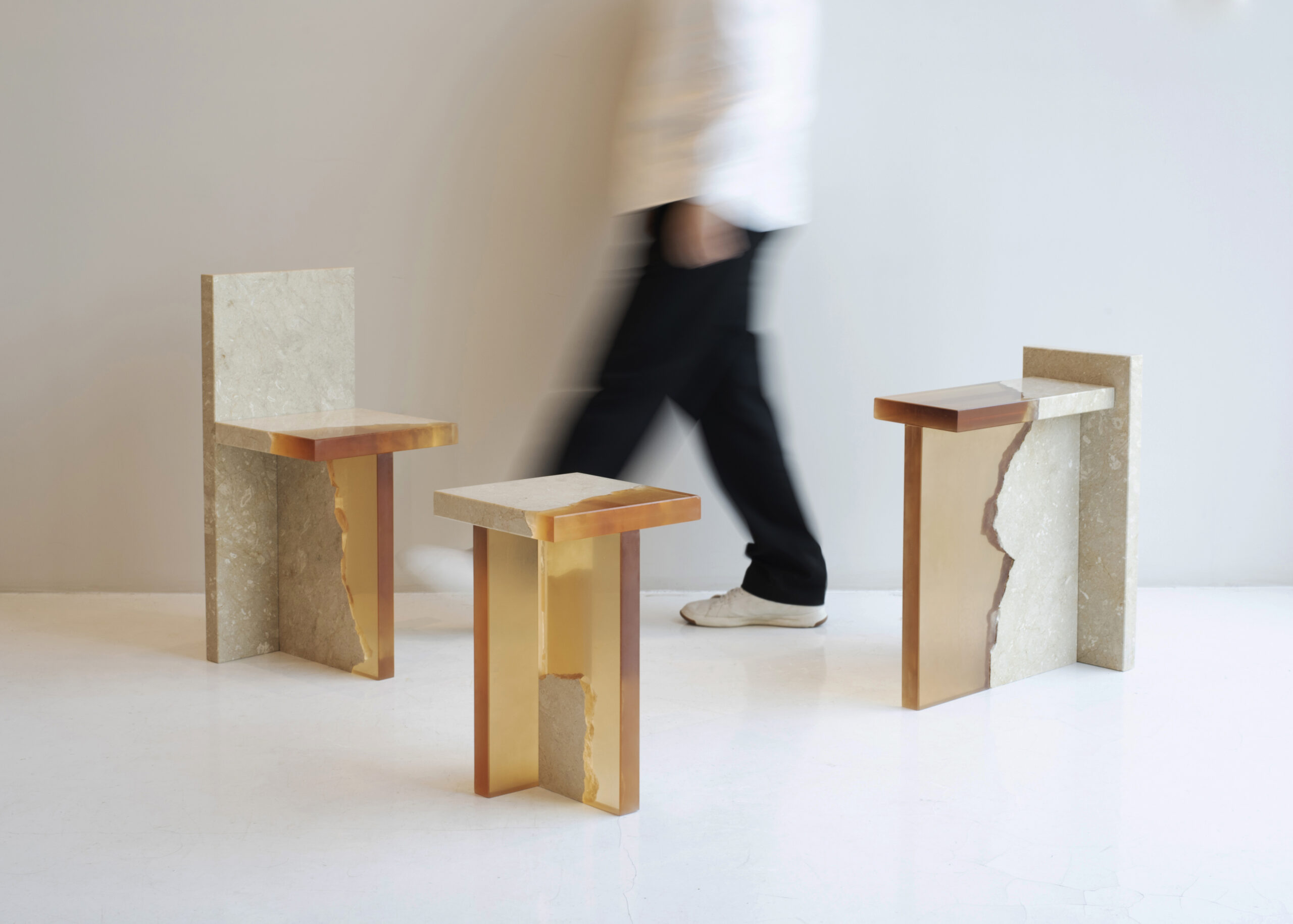 Crystal Marble Fragment Chair by Jang Hea Kyoung 5