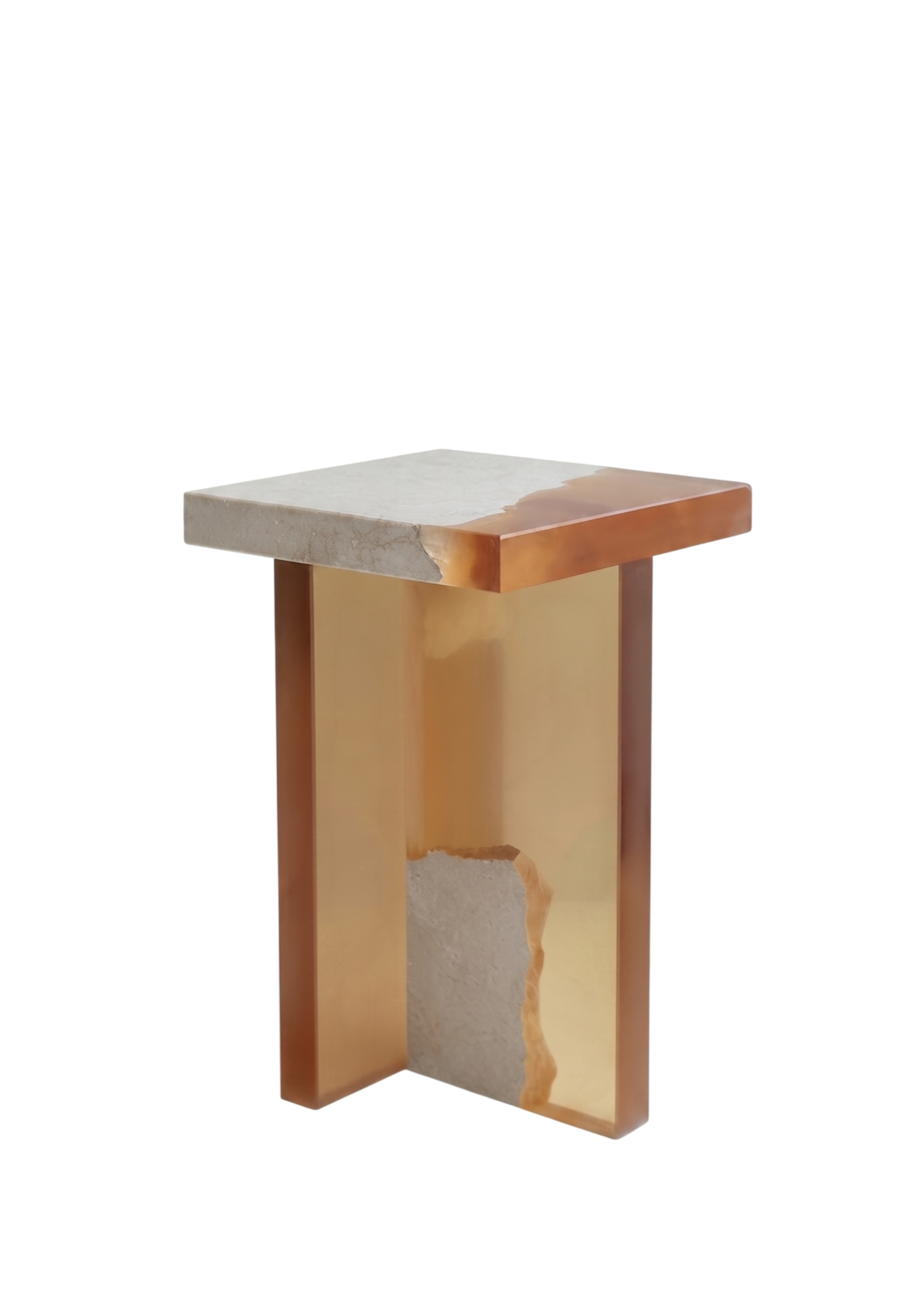 Crystal Marble Fragment Side Table by Jang Hea Kyoung 1