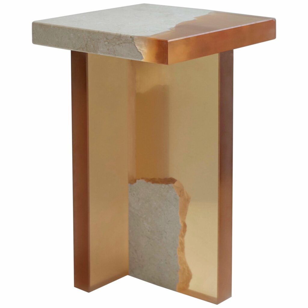 Crystal Marble Fragment Side Table by Jang Hea Kyoung 1