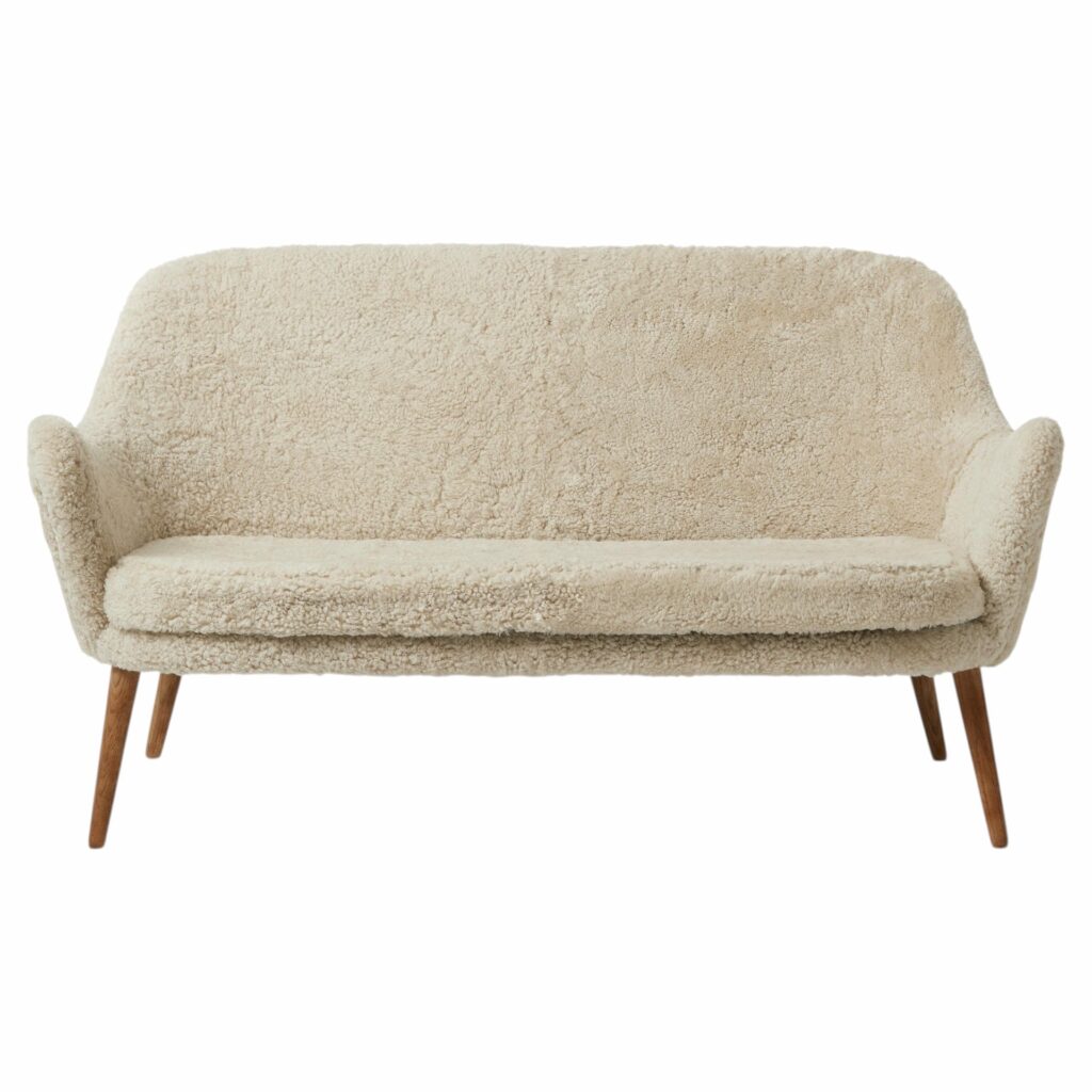 Dwell 2 Seater Sheepskin Moonlight by Warm Nordic 1