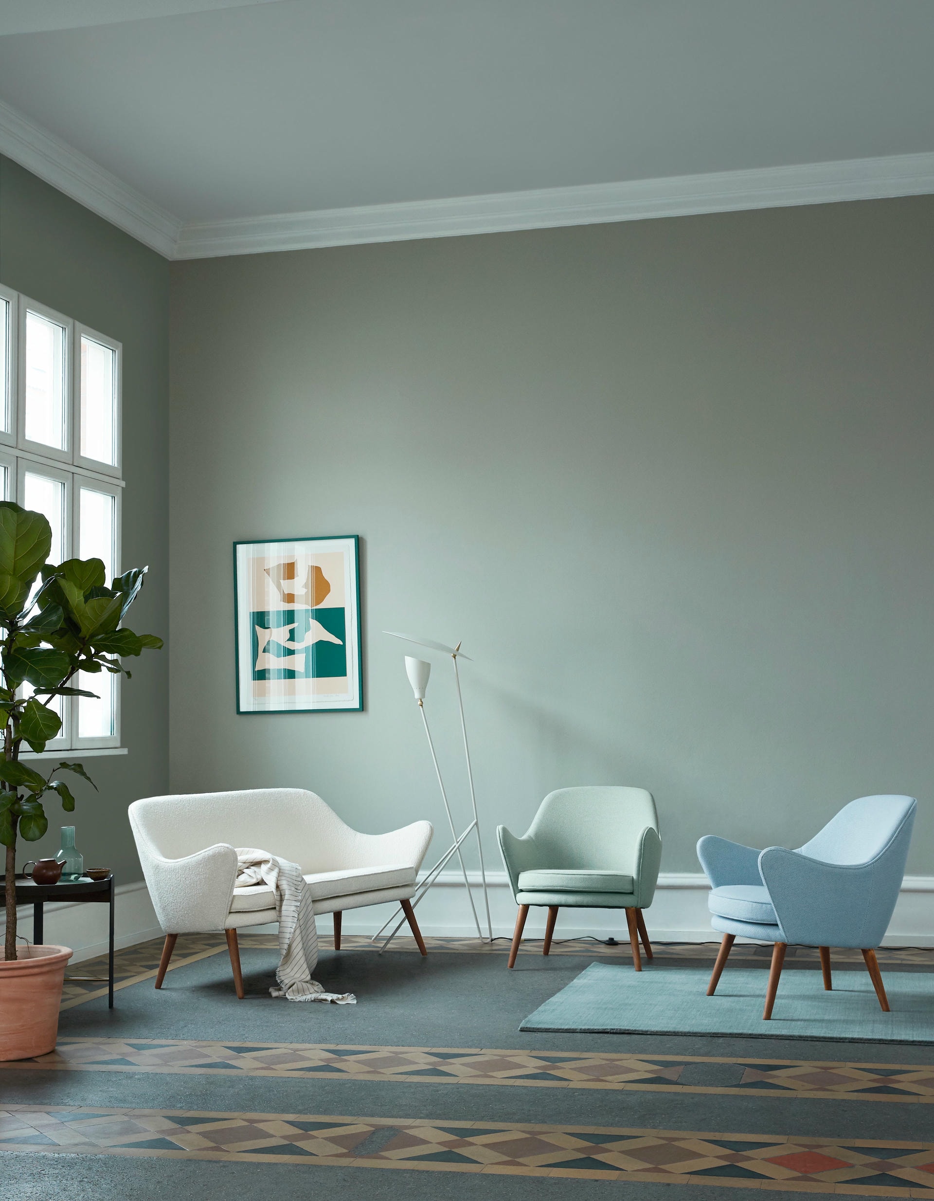 Dwell 2 Seater Sheepskin Moonlight by Warm Nordic 9