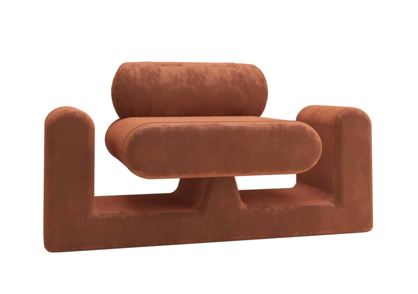 Hug Brown Chair by Rejo Studio 1