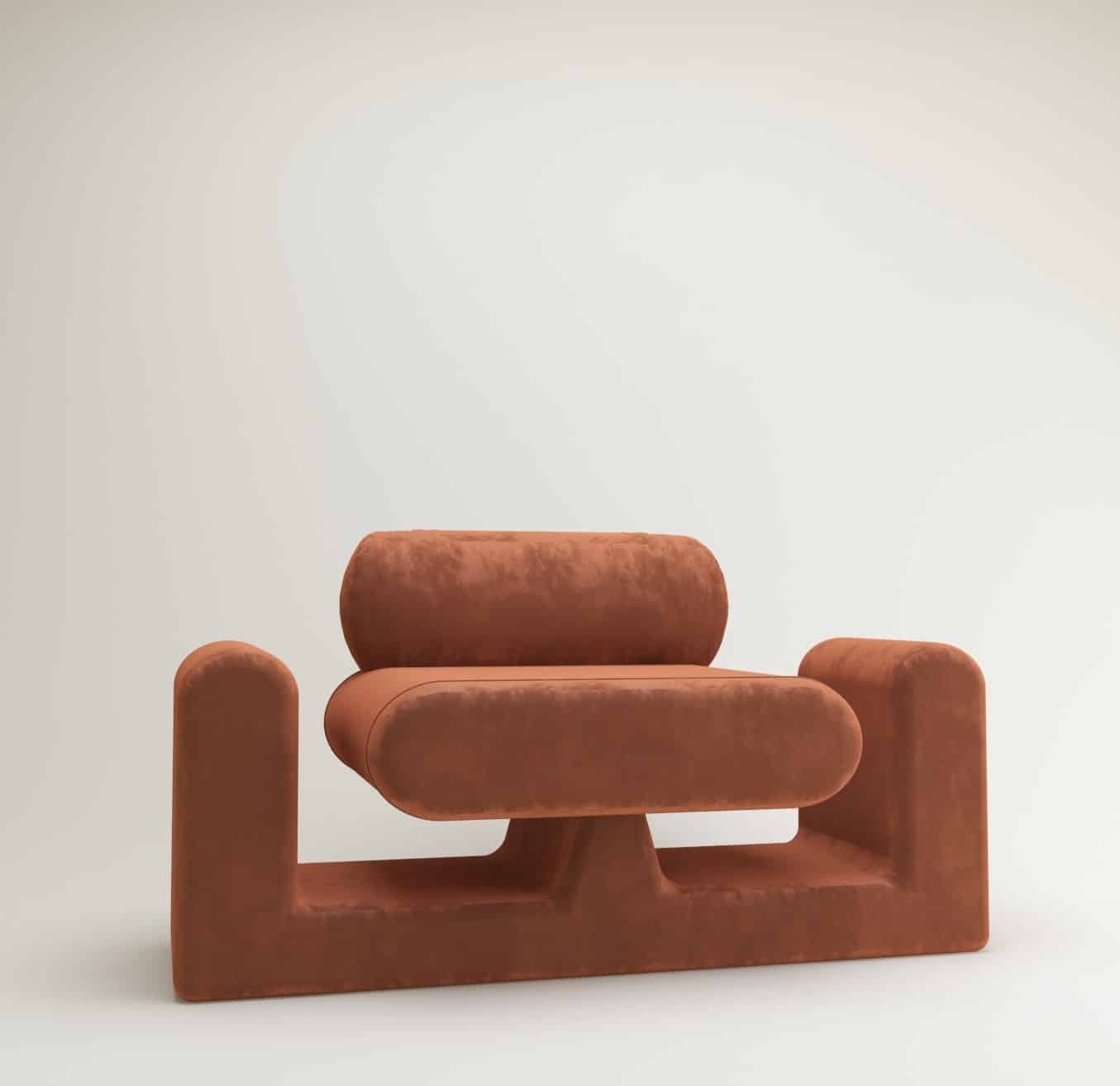 Hug Brown Chair by Rejo Studio 3
