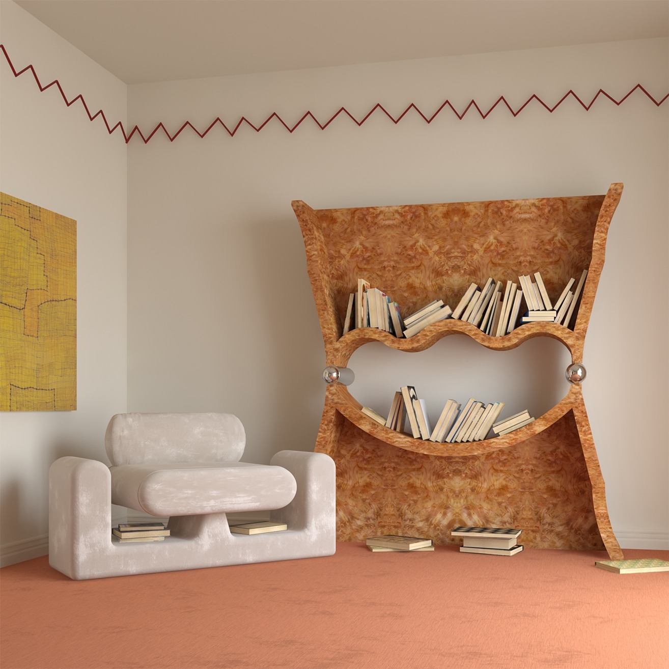 Hug Brown Chair by Rejo Studio 4