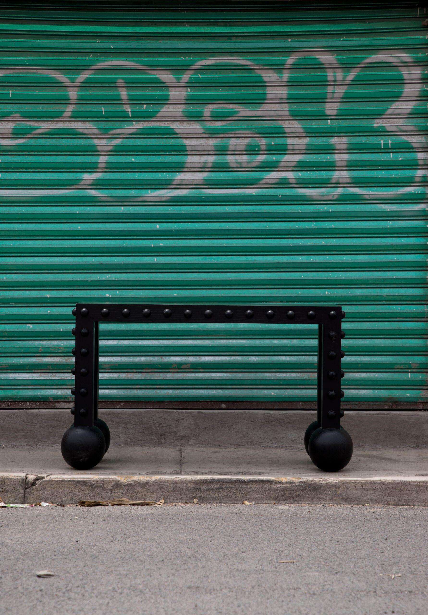 Jaguarcito Black Console Table by Andres Gutierrez 2