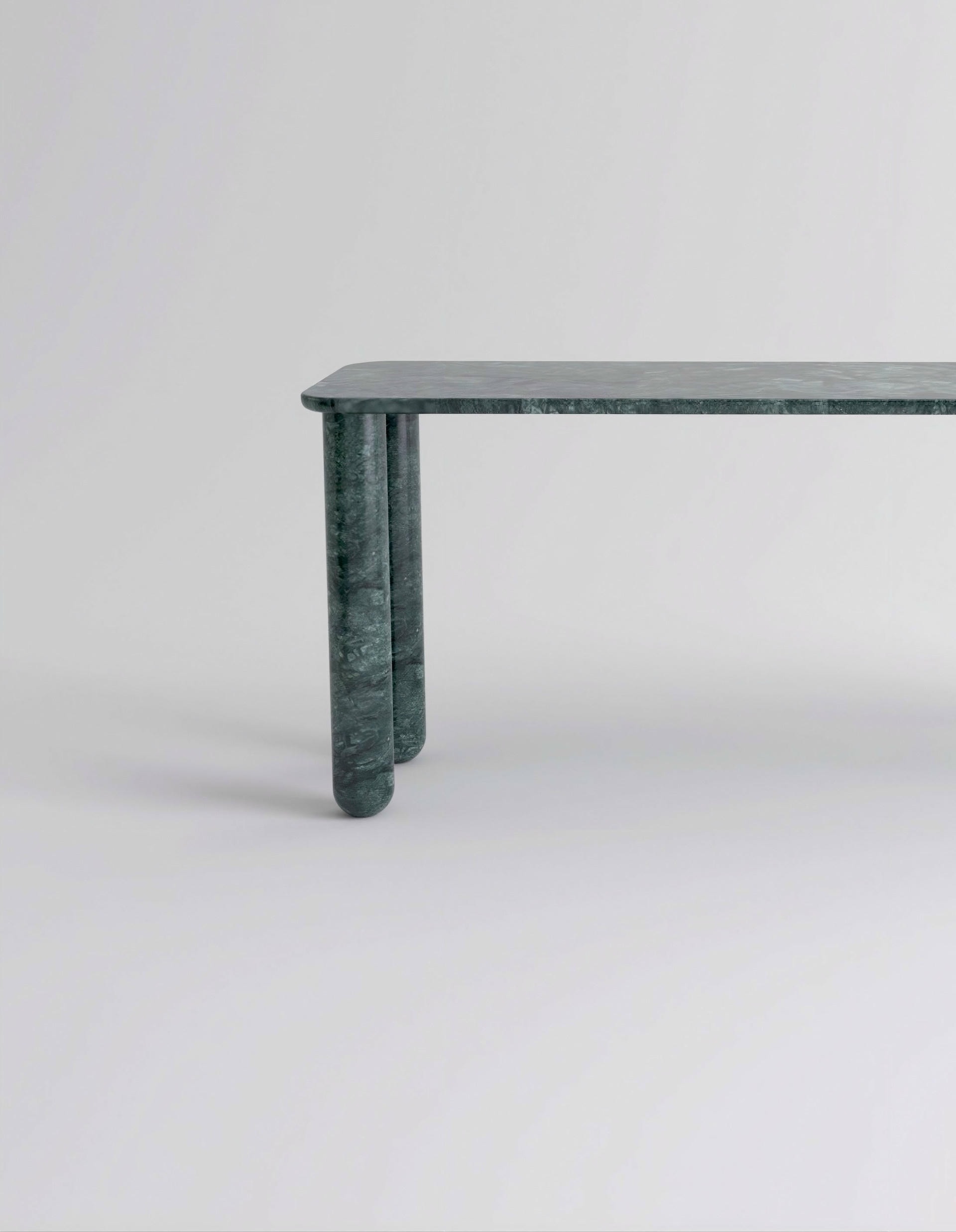 Large Green Marble Sunday Dining Table Jean Baptiste Souletie 3