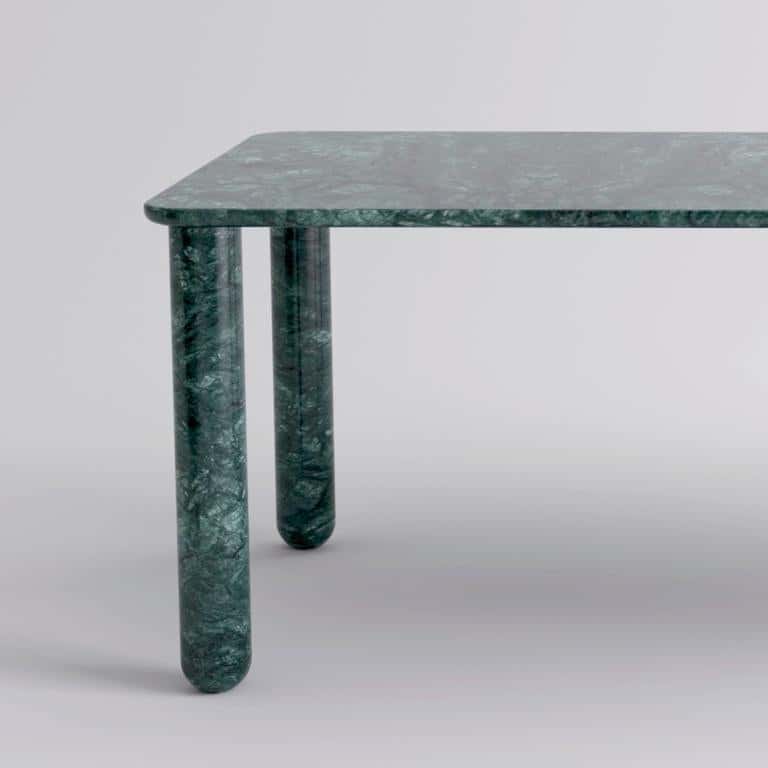 Large Green Marble Sunday Dining Table Jean Baptiste Souletie 3