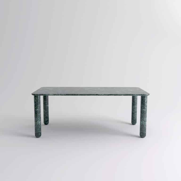 Large Green Marble Sunday Dining Table Jean Baptiste Souletie 4