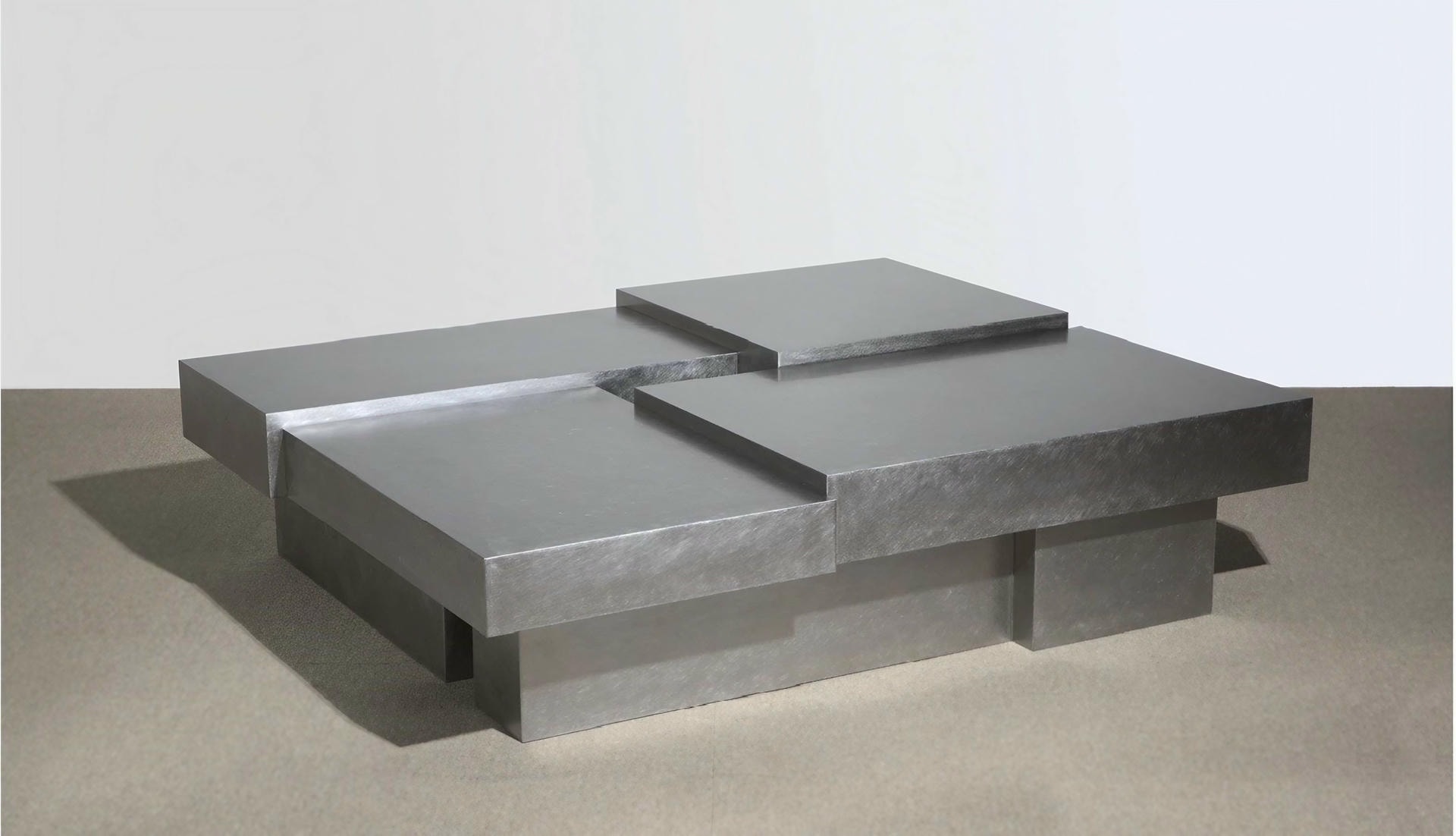 Layered Steel Coffee Table II by Hyungshin Hwang 2