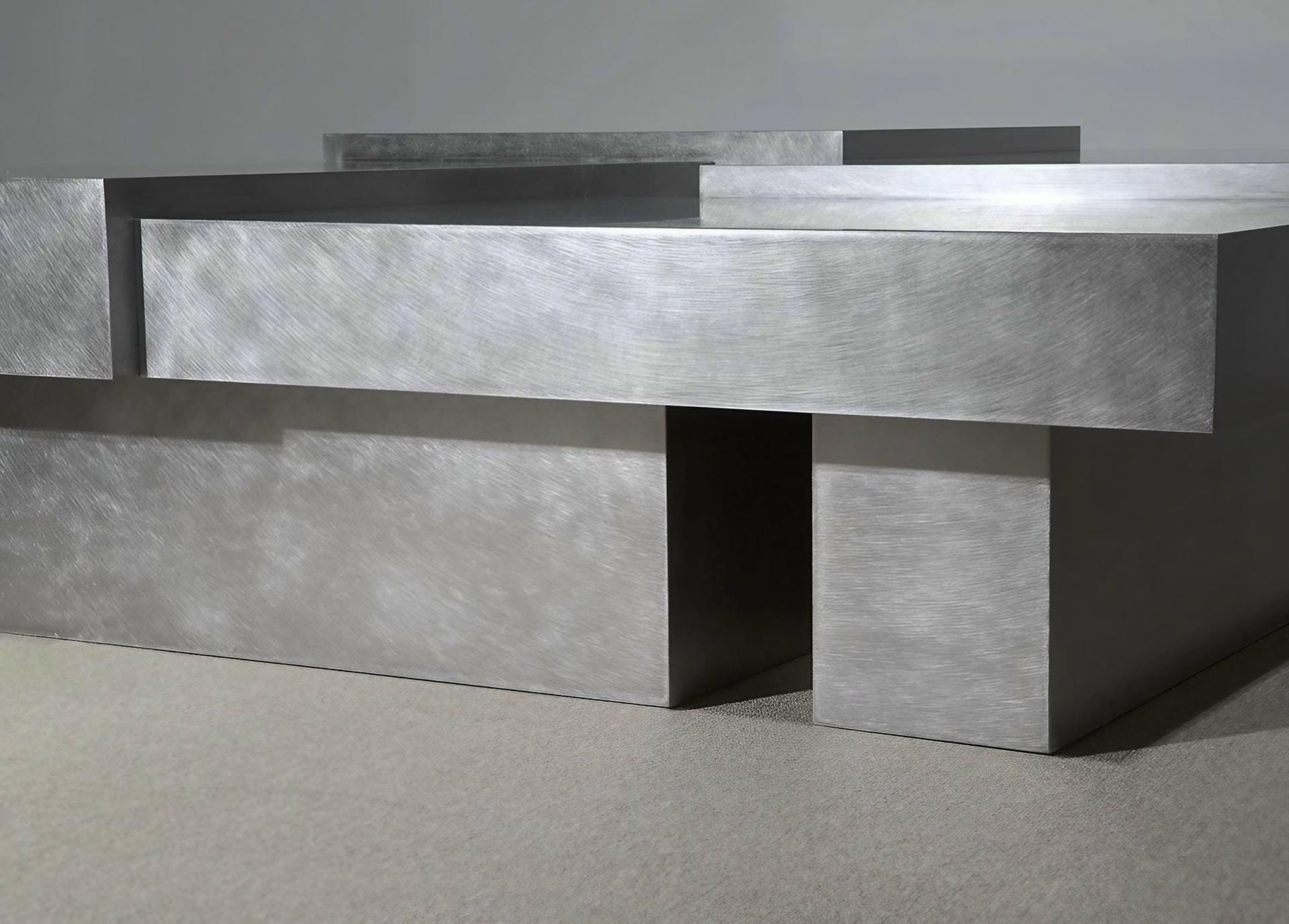 Layered Steel Coffee Table II by Hyungshin Hwang 4
