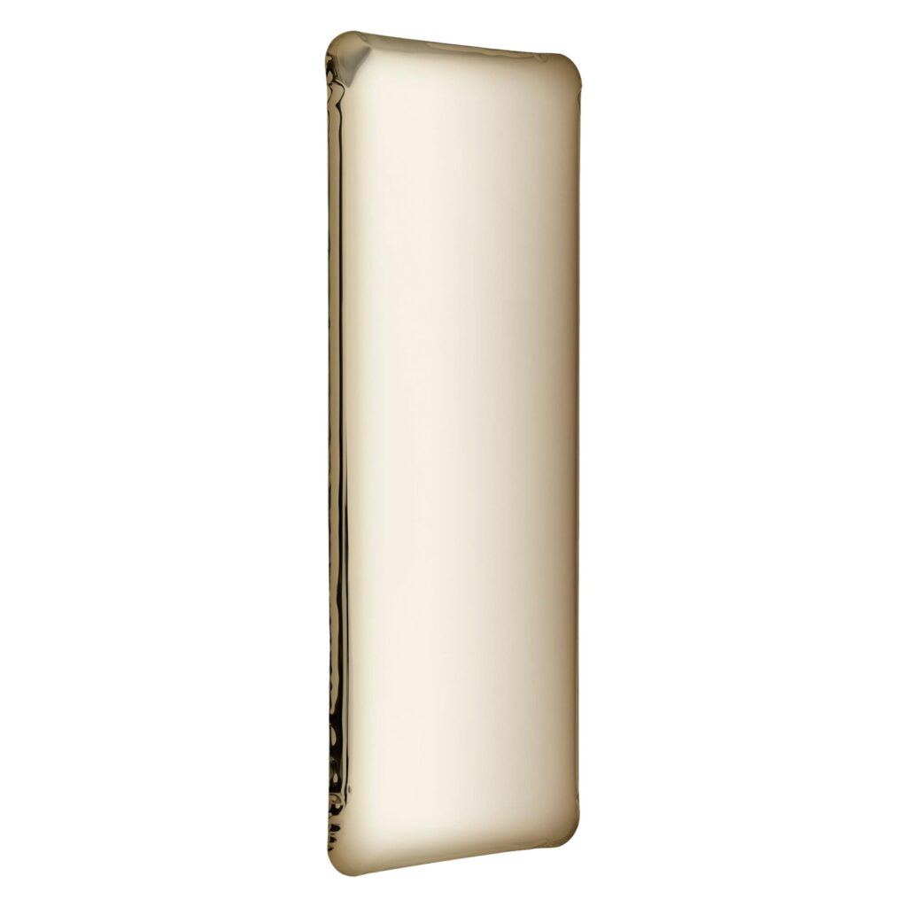 Light Gold Tafla Q1 Sculptural Wall Mirror by Zieta 1