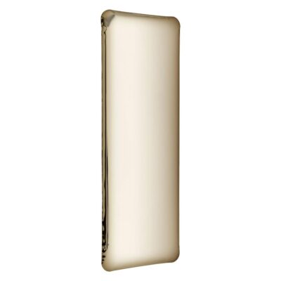 Light Gold Tafla Q1 Sculptural Wall Mirror by Zieta