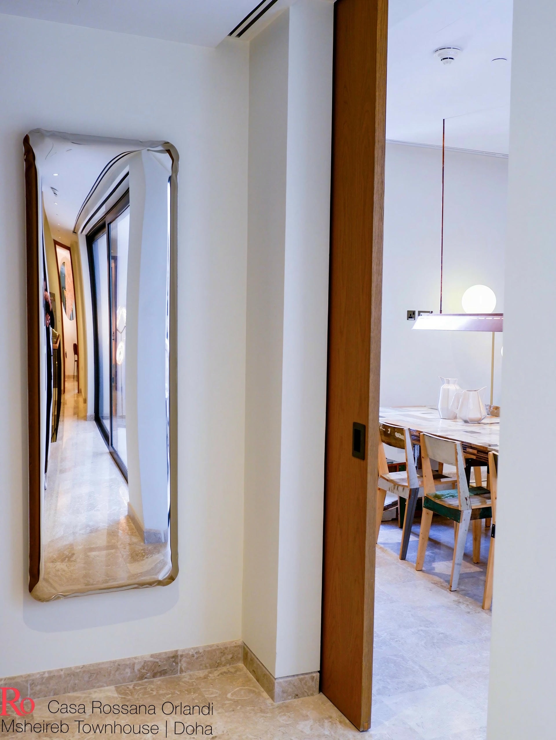 Light Gold Tafla Q1 Sculptural Wall Mirror by Zieta 4