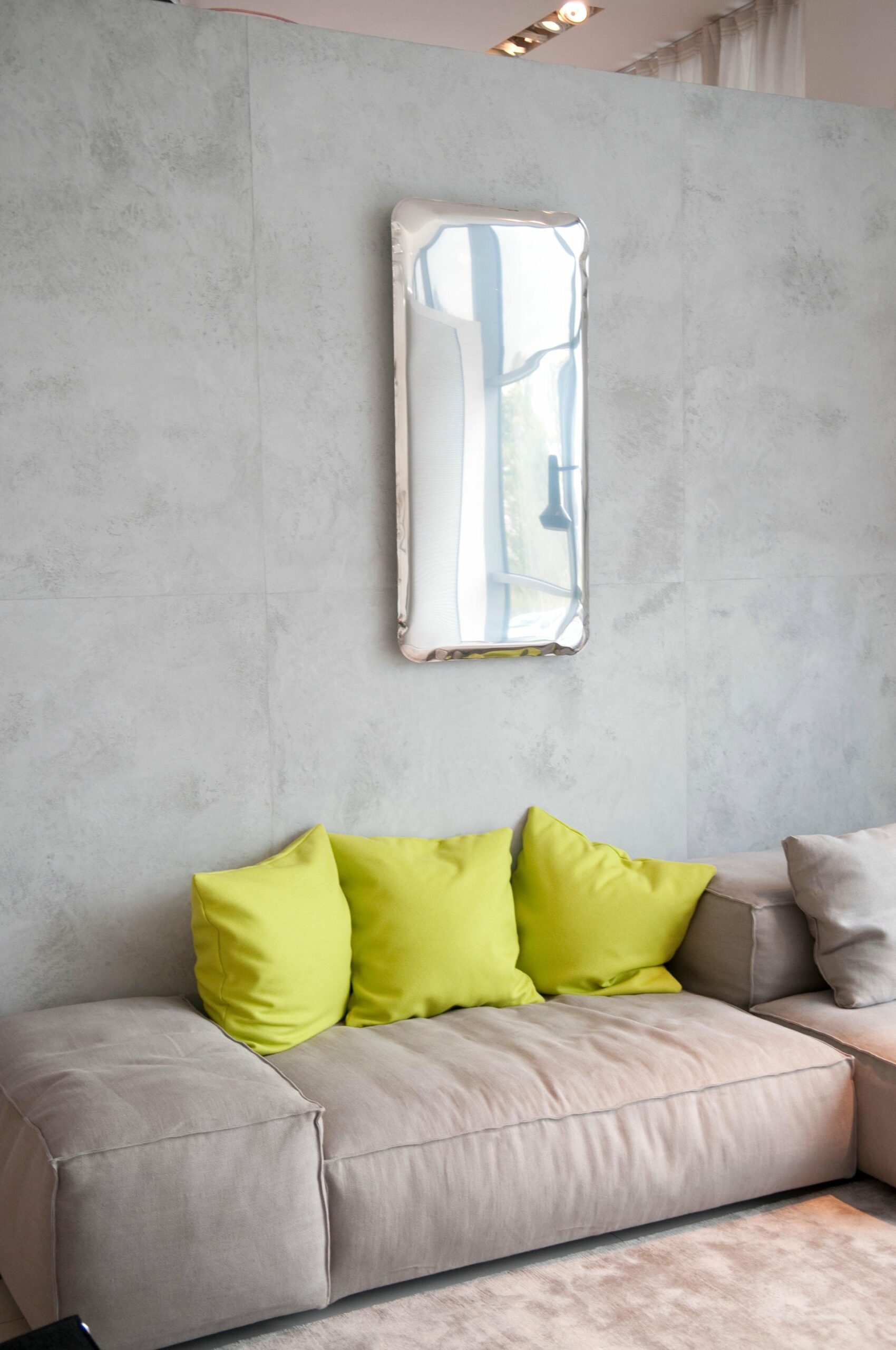 Light Gold Tafla Q1 Sculptural Wall Mirror by Zieta 7